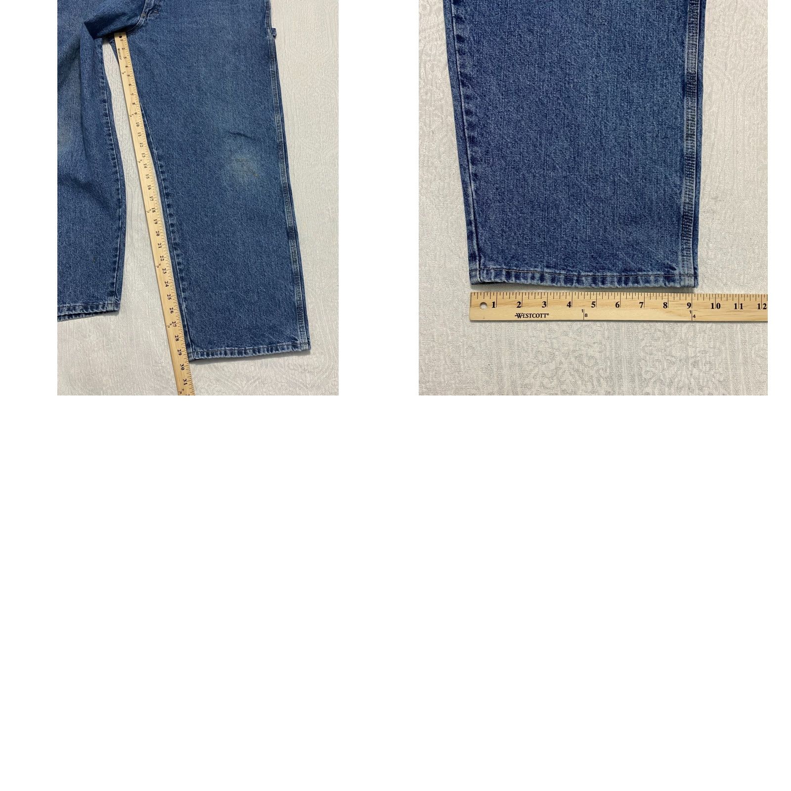 Wrangler VINTAGE Wrangler Hero Carpenter Jeans Mens Size 40x30 Blue Straight Wide-Leg Size US 40 / EU 56 - 8 Thumbnail