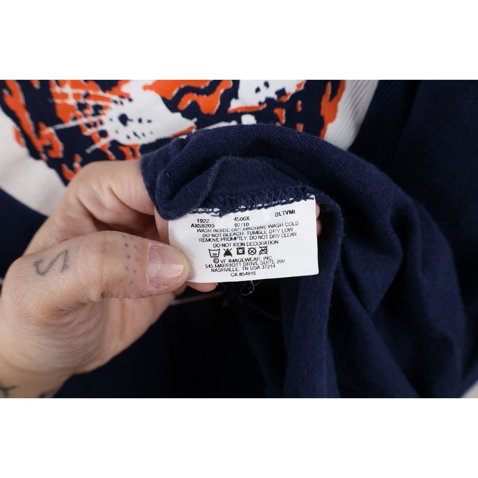 Majestic Vintage Majestic Faded Retro Logo Detroit Tigers T-Shirt Size US L / EU 52-54 / 3 - 8 Thumbnail