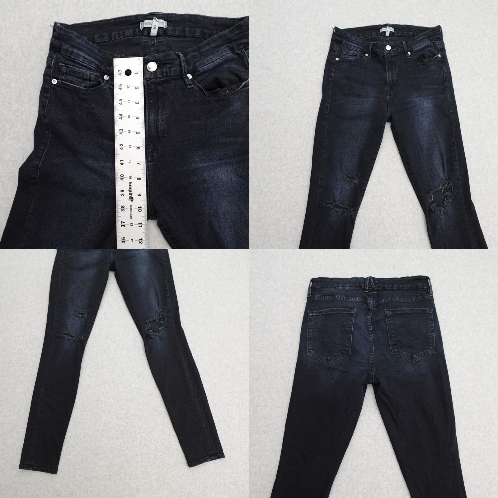 Good American Good American Jeans Womens 8/29 Blue Good Legs Jeans High Rise Skinny Blue 8x29 Size 30" / US 8 / IT 44 - 8 Thumbnail