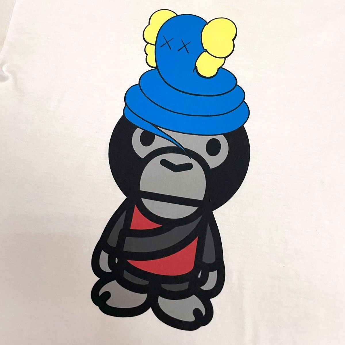 Bape × Kaws OG 2000's Bape X KAWS Ringer L/S Tee Size US M / EU 48-50 / 2 - 6 Thumbnail