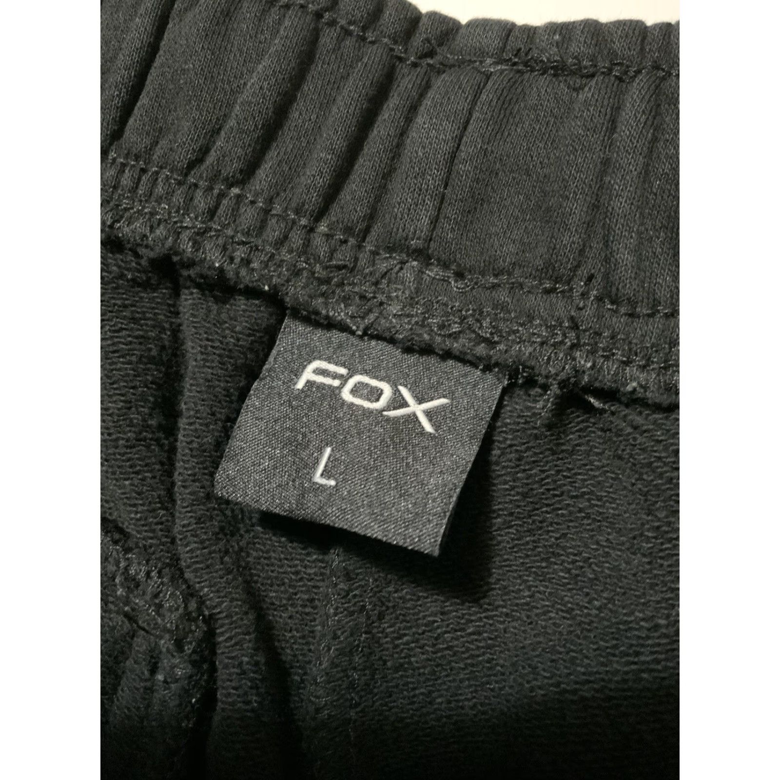 Vintage Fox LA Los Angeles Embroidered Black Terry Fleece 7” Inseam Varsity Sweat Shorts Mens L Embroidered Fox LA Black Terry Fleece Sweat Shorts Size US 33 - 5 Thumbnail