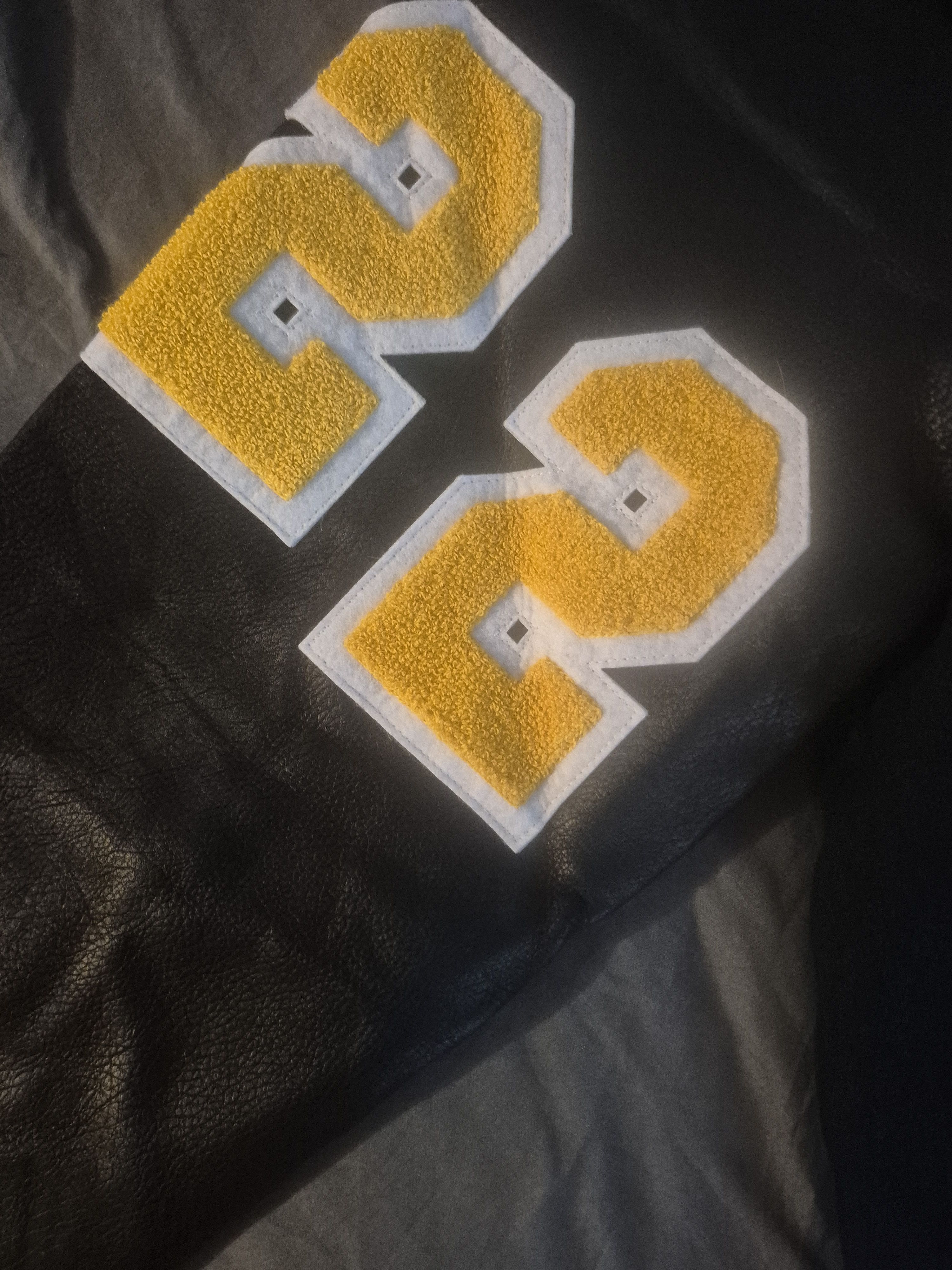Revenge Revenge Black and Yellow Rottweiler Varsity Jacket Medium Size US M / EU 48-50 / 2 - 4 Thumbnail