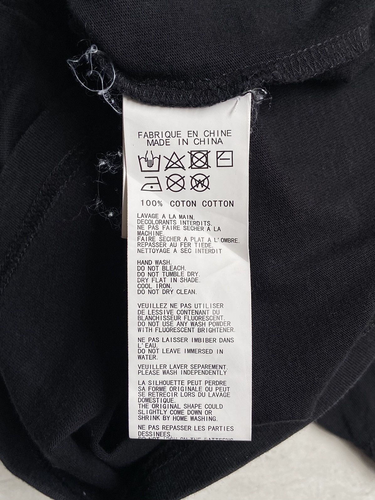 New Era × Yohji Yamamoto YOHJI YAMAMOTO x NEW ERA Black T-shirt Size US S / EU 44-46 / 1 - 12 Thumbnail