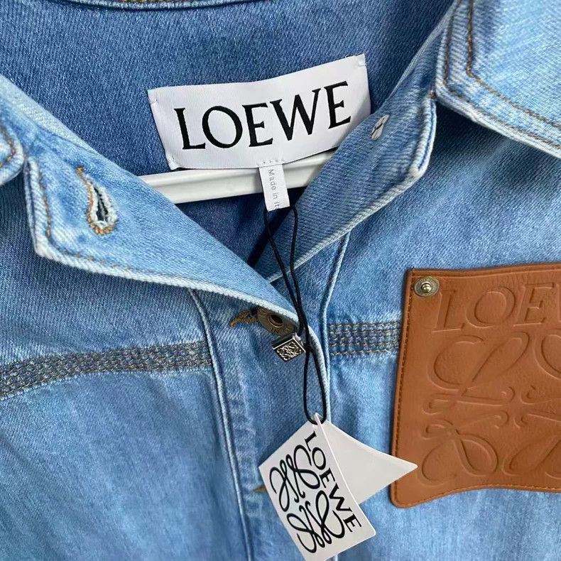 Loewe LOEWE size 34 Light blue denim jacket Size M / US 6-8 / IT 42-44 - 2 Thumbnail