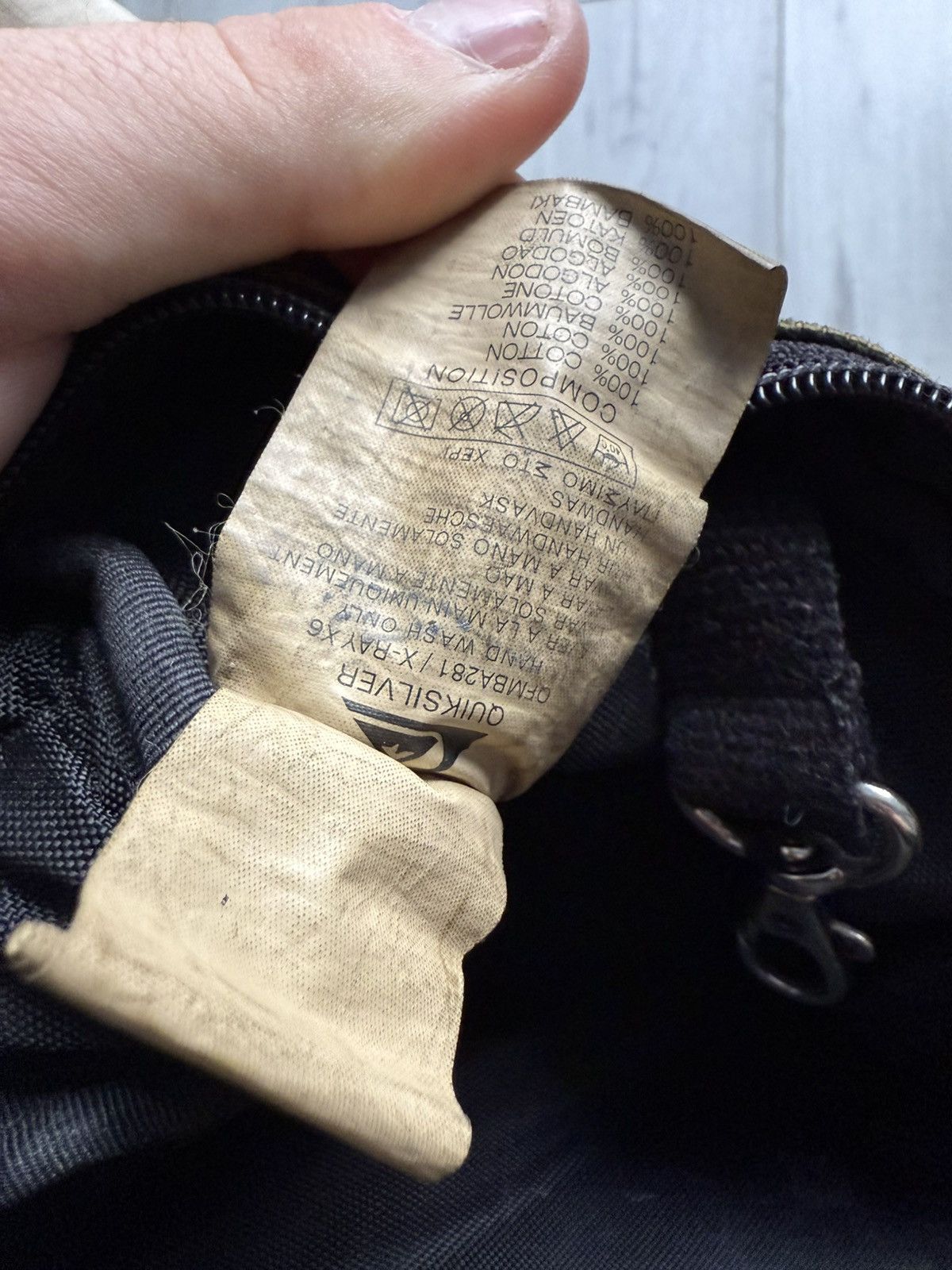 Quiksilver × Vintage Vintage Quiksilver Bag surf style Size ONE SIZE - 5 Thumbnail
