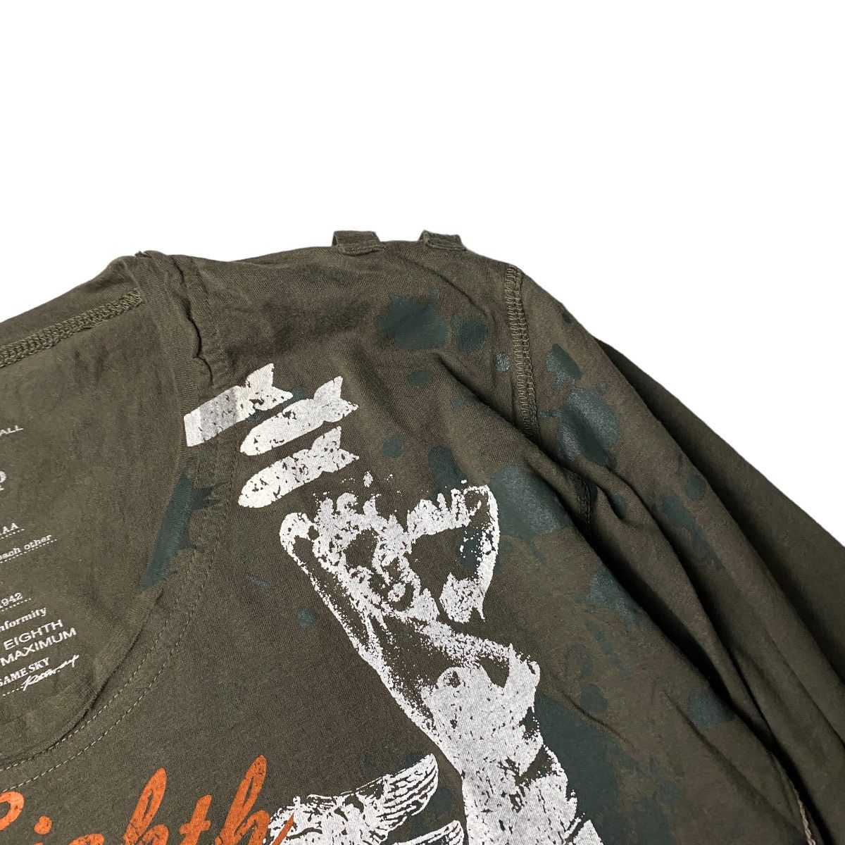 If Six Was Nine 2000's Rattle Trap Tribal Tattoo Cross Poem Longsleeve Size US M / EU 48-50 / 2 - 6 Thumbnail