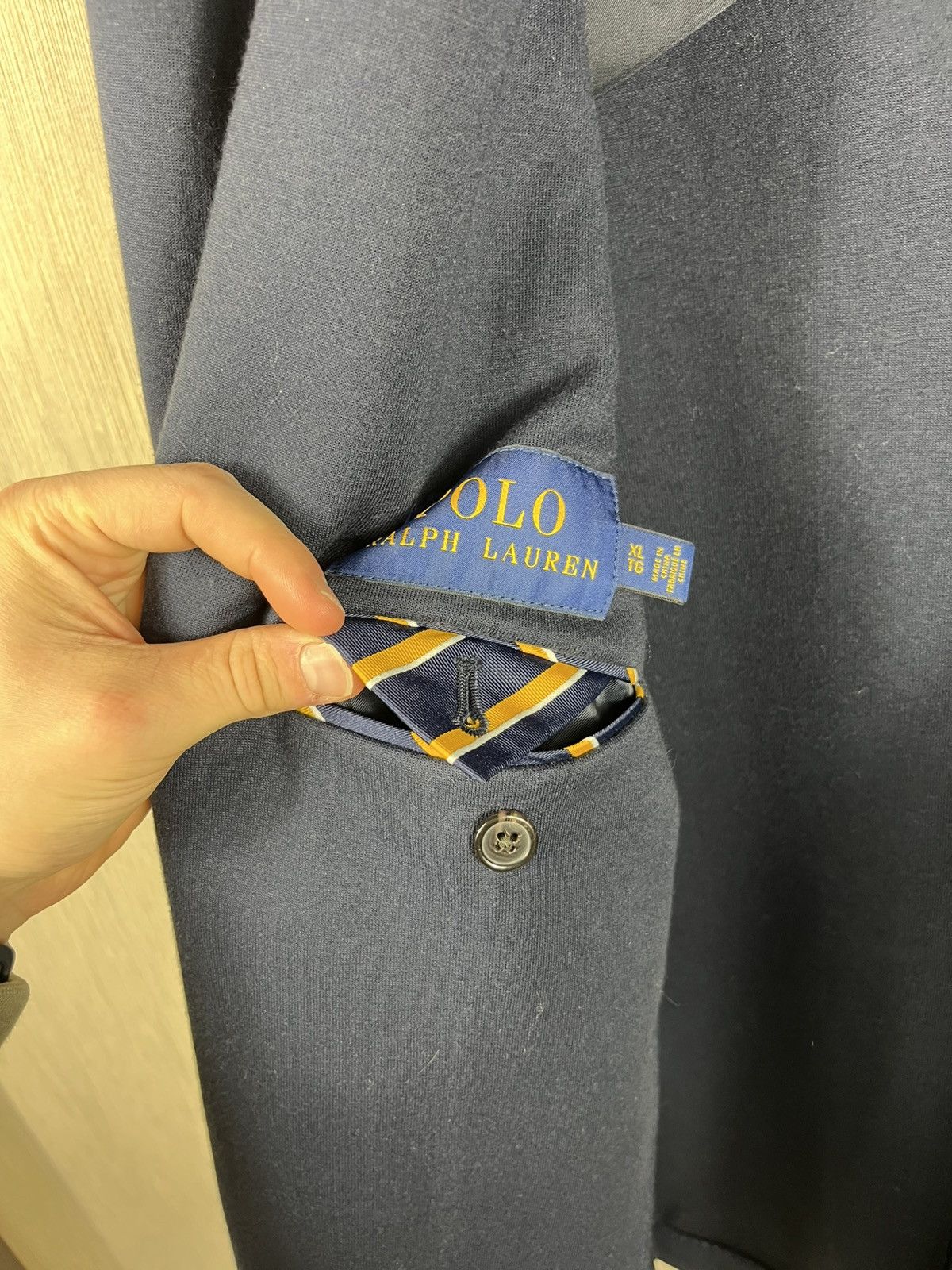 Polo Ralph Lauren × Ralph Lauren Polo Ralph Lauren cotton navy blazer soft jacket luxury Size US XL / EU 56 / 4 - 17 Thumbnail