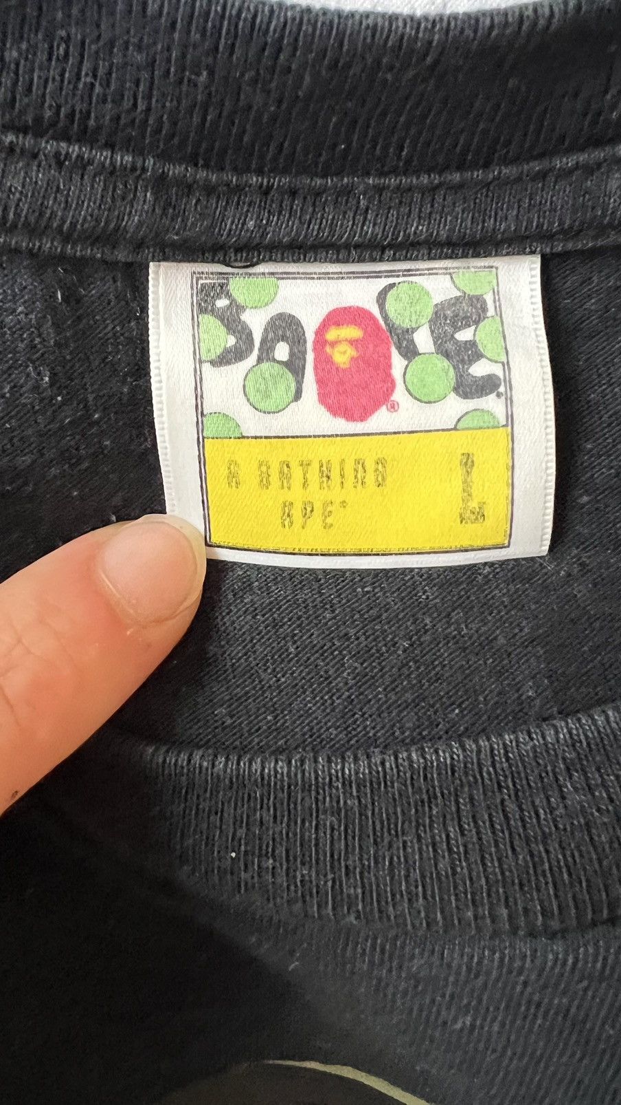 Bape Bape short sleeved T-shirt Size US L / EU 52-54 / 3 - 3 Thumbnail