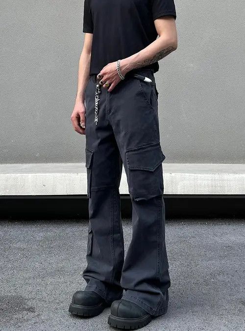 VIBE Multi Pocket Cargo Jeans Size US 32 / EU 48 - 4 Thumbnail