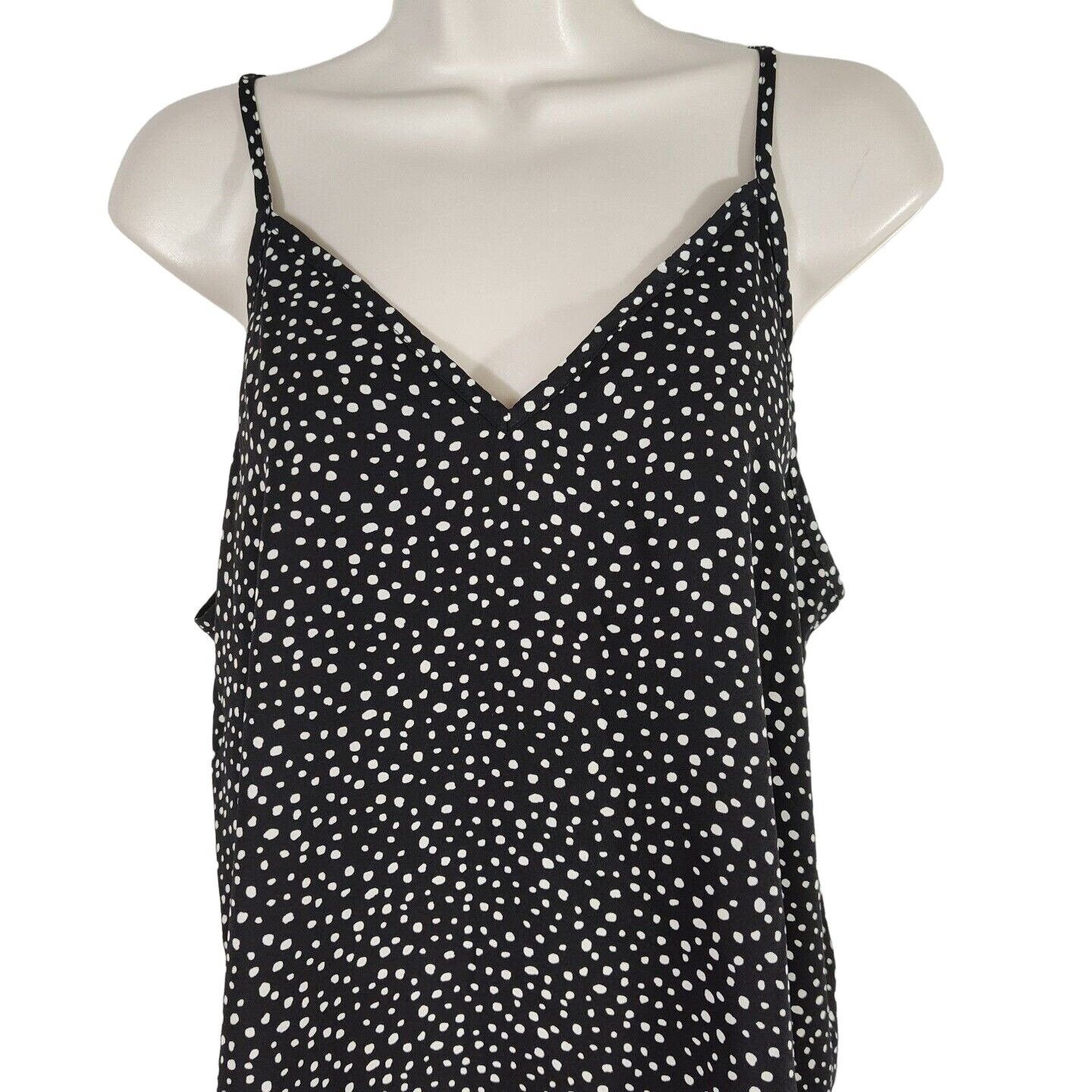 Other Abound V-neck Camisole Tank Top Sheer Women Size M Black Size M / US 6-8 / IT 42-44 - 2 Thumbnail