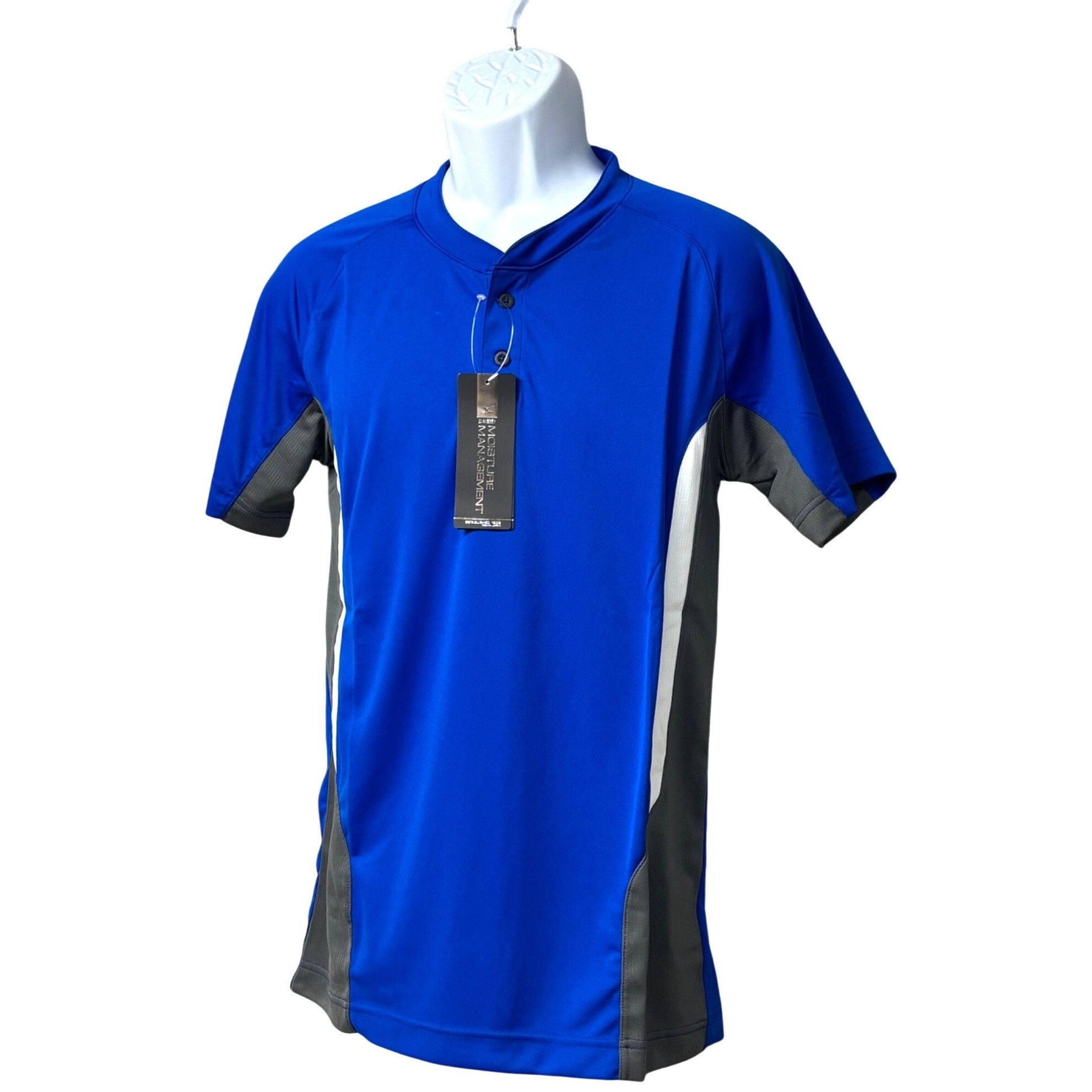 Mizuno Mizuno Men’s Elite 2-Button Baseball Jersey 350527, Royal B Size US XS / EU 42 / 0 - 1 Thumbnail
