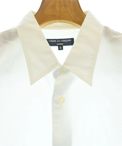 Comme des Garcons Homme Shirt Long Sleeve Chest Pocket Cotton Button Up White Size US S / EU 44-46 / 1 - 4 Thumbnail