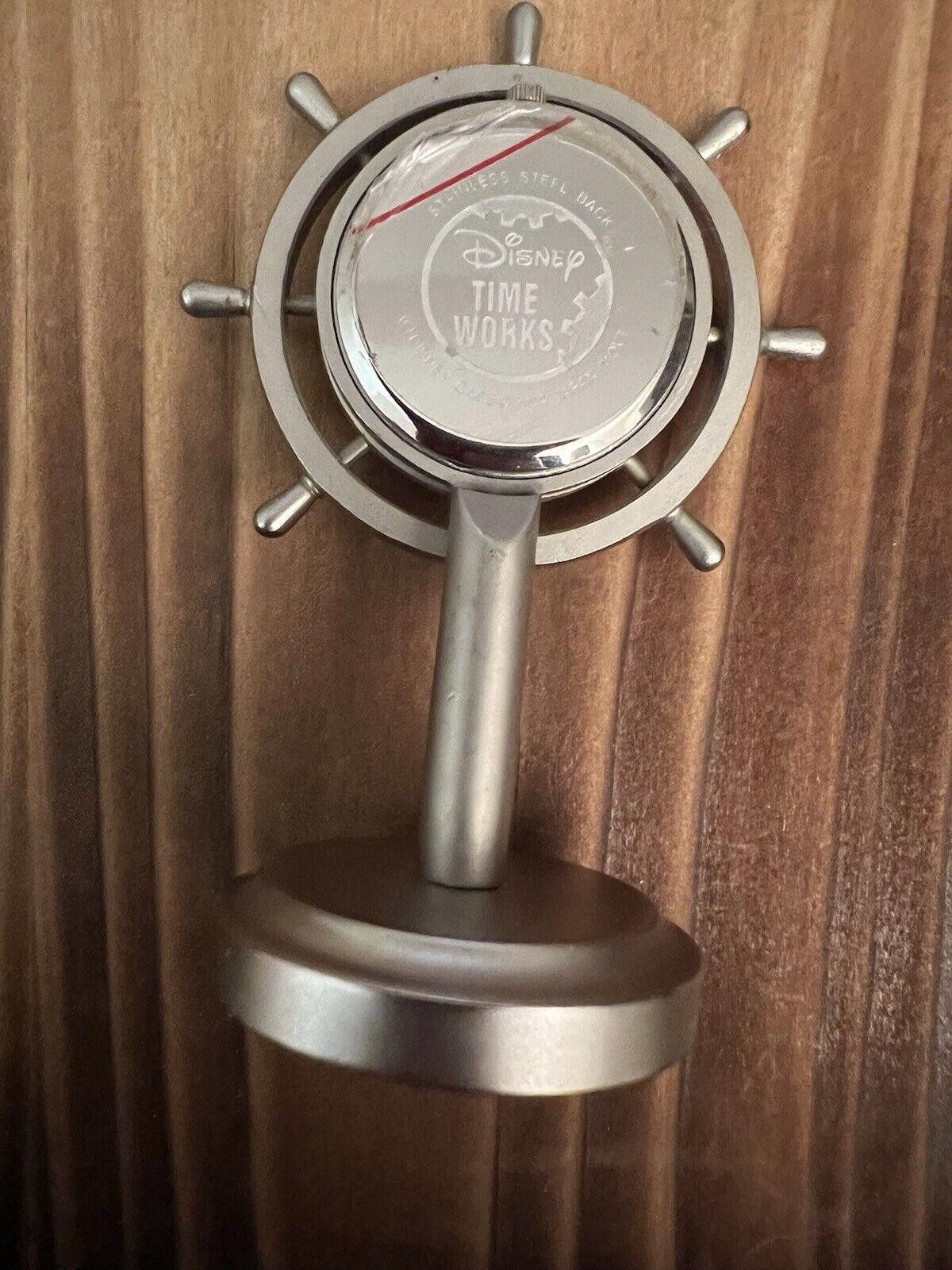 Designer Steamboat Willie Disney Clock 3 Inches Tall New Battery Size ONE SIZE - 2 Thumbnail
