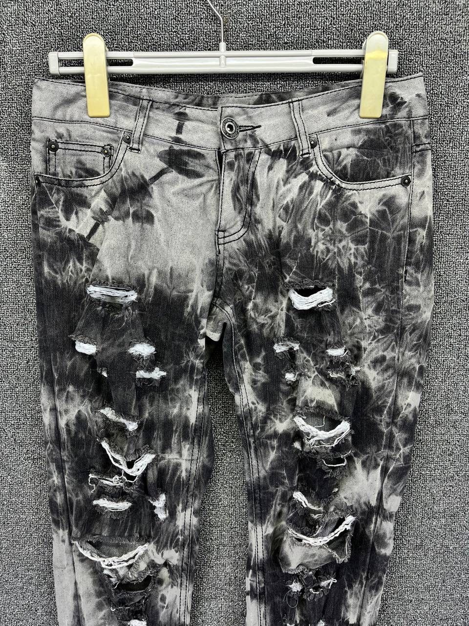 Japanese Brand Vintage Work Japanese Rare Tie Dye Punk Pants Size 31" - 6 Thumbnail