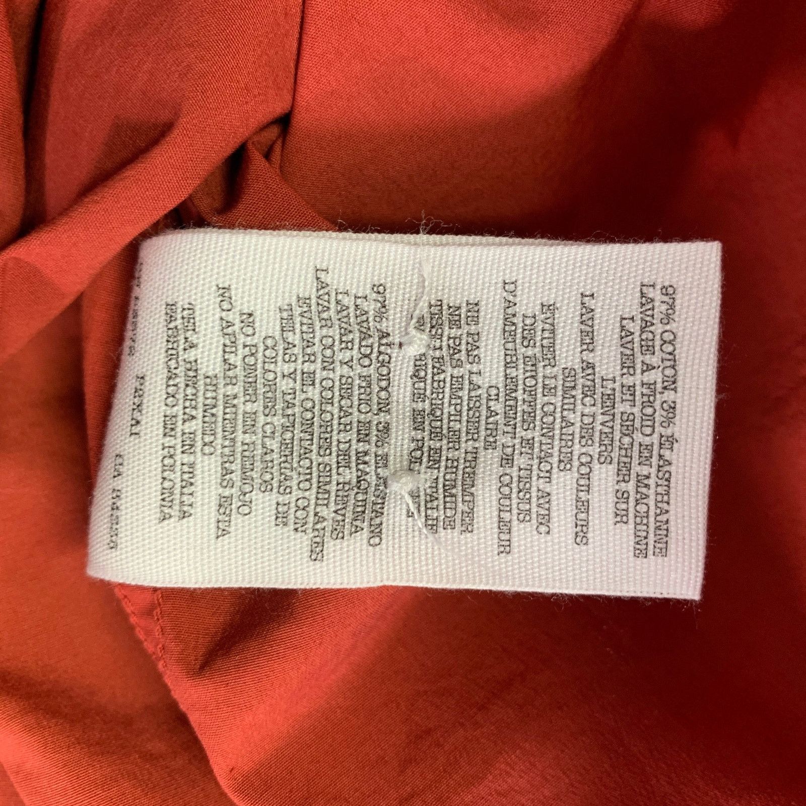 YMC Wray Red Brick Cotton Blend One Pocket Long Sleeve Shirt Size US L / EU 52-54 / 3 - 6 Thumbnail