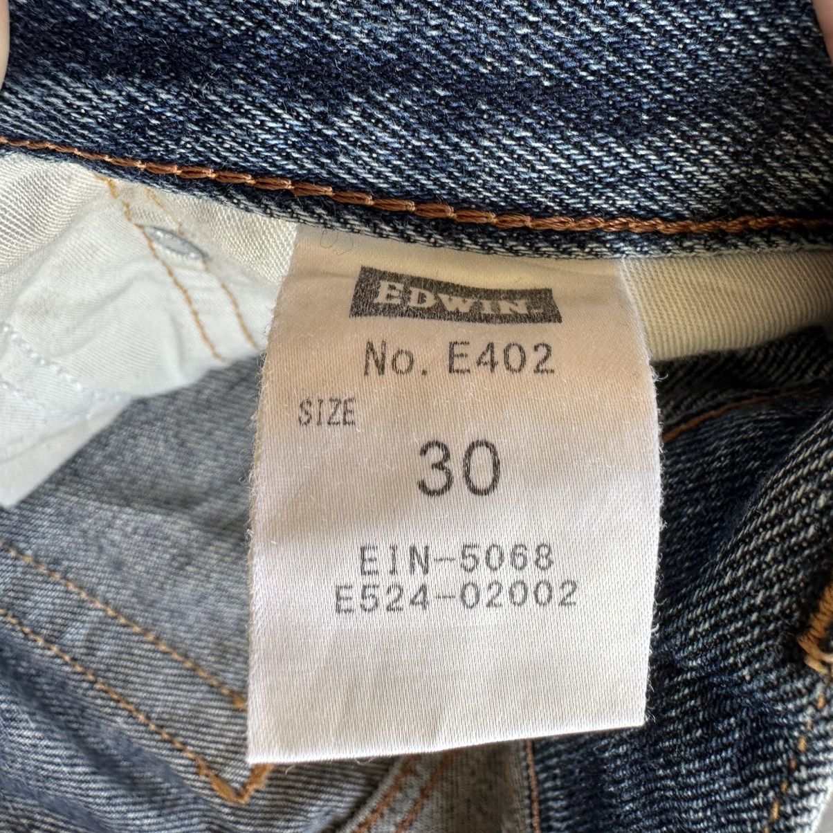 Japanese Brand Vintage Edwin Faded Denim Jean Pant W30 Size US 30 / EU 46 - 6 Thumbnail