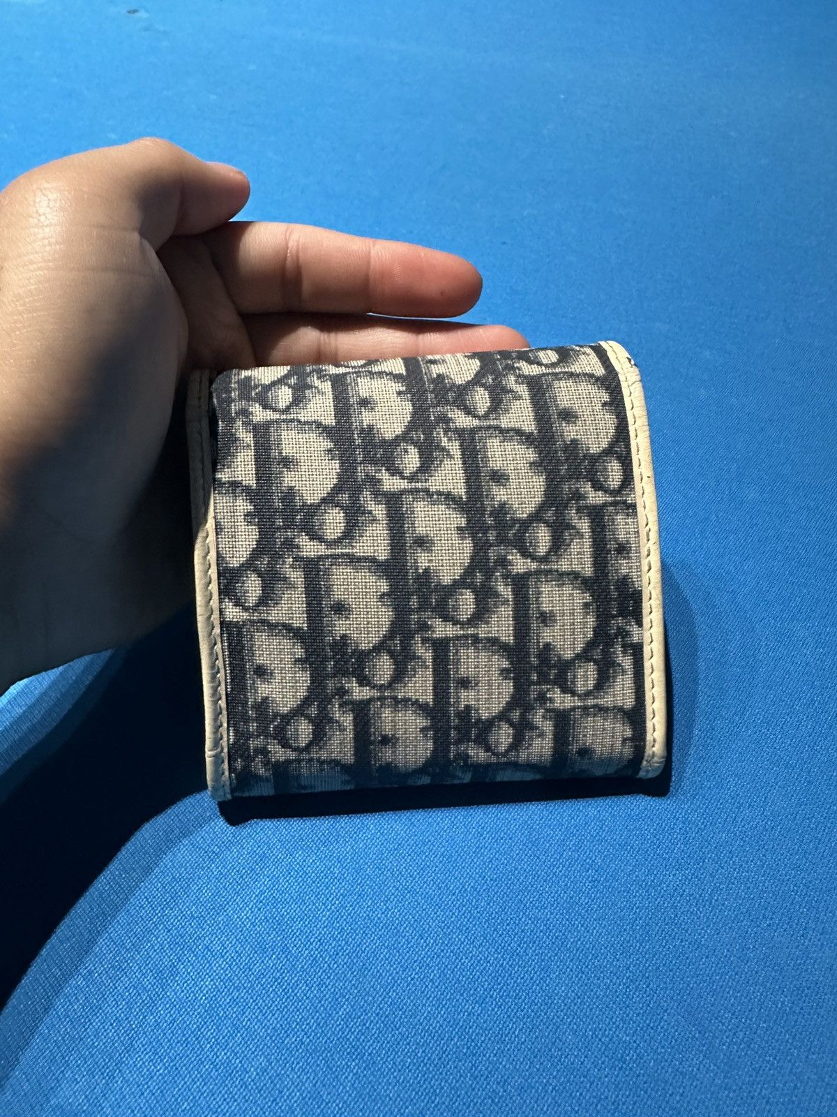 Christian Dior Monsieur × Dior × Vintage Christian Dior Vintage Blue Wallet Size ONE SIZE - 5 Thumbnail
