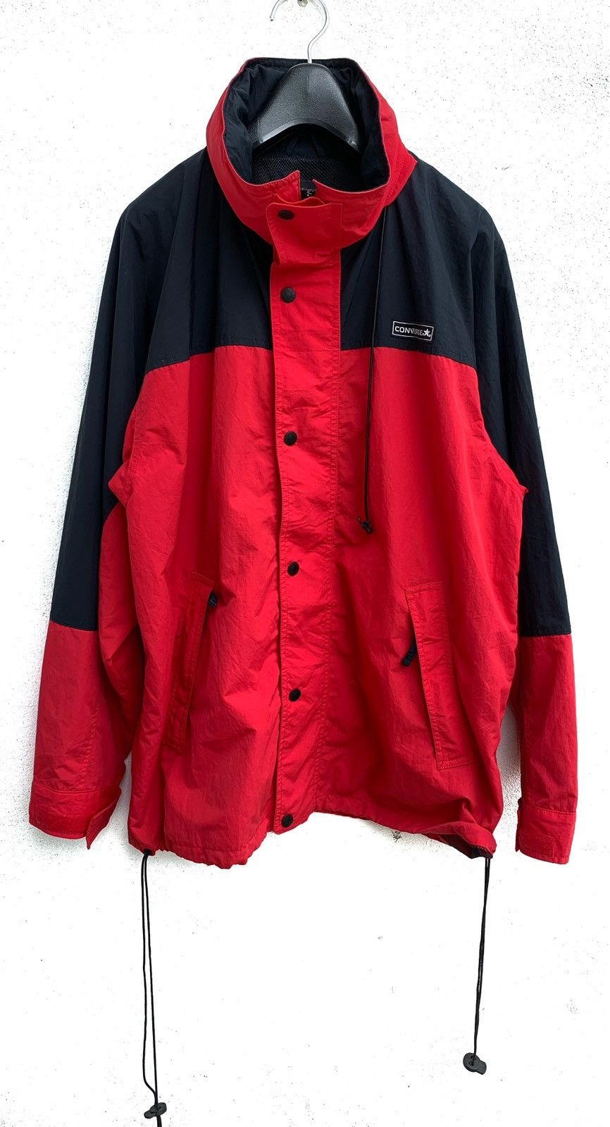 Converse Vintage CONVERSE Zipper Windbreaker Size US L / EU 52-54 / 3 - 1 Thumbnail
