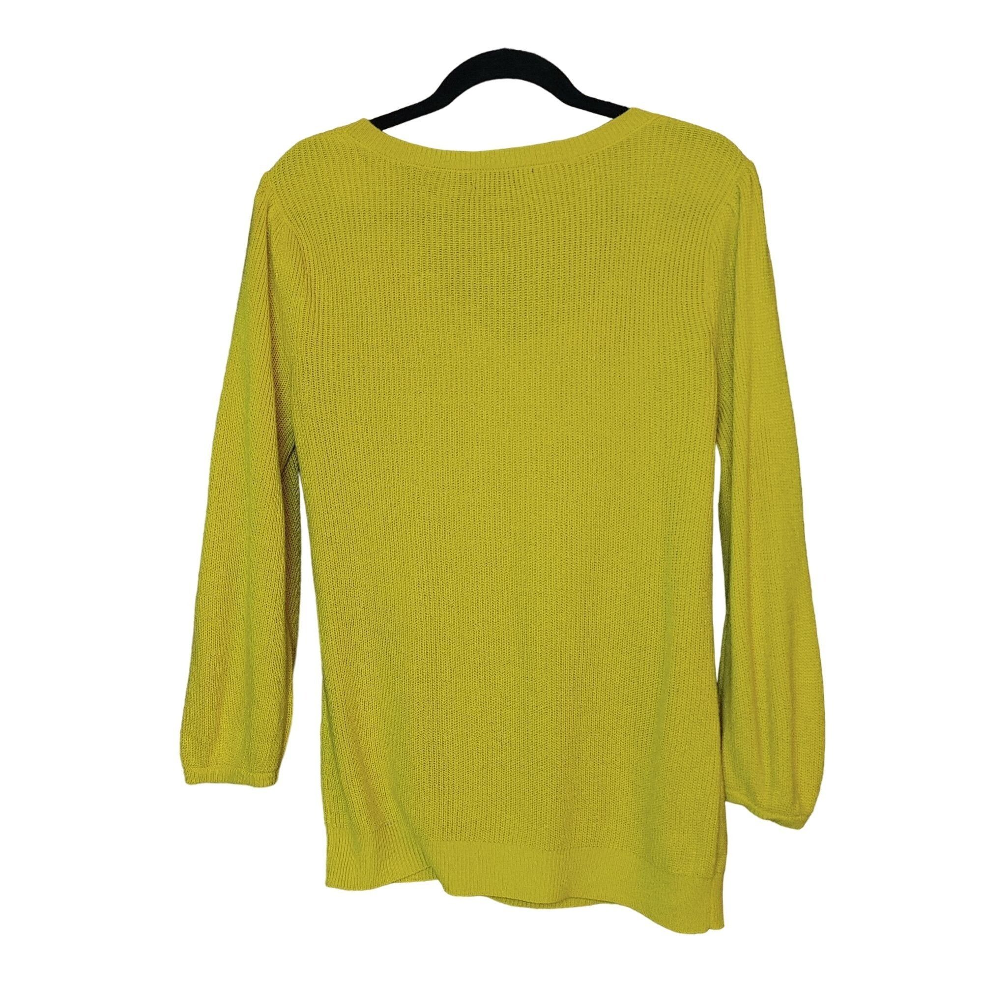 Other NEW YORK & CO Womens S Knit Yellow 7th Avenue Design Studio Size S / US 4 / IT 40 - 2 Thumbnail