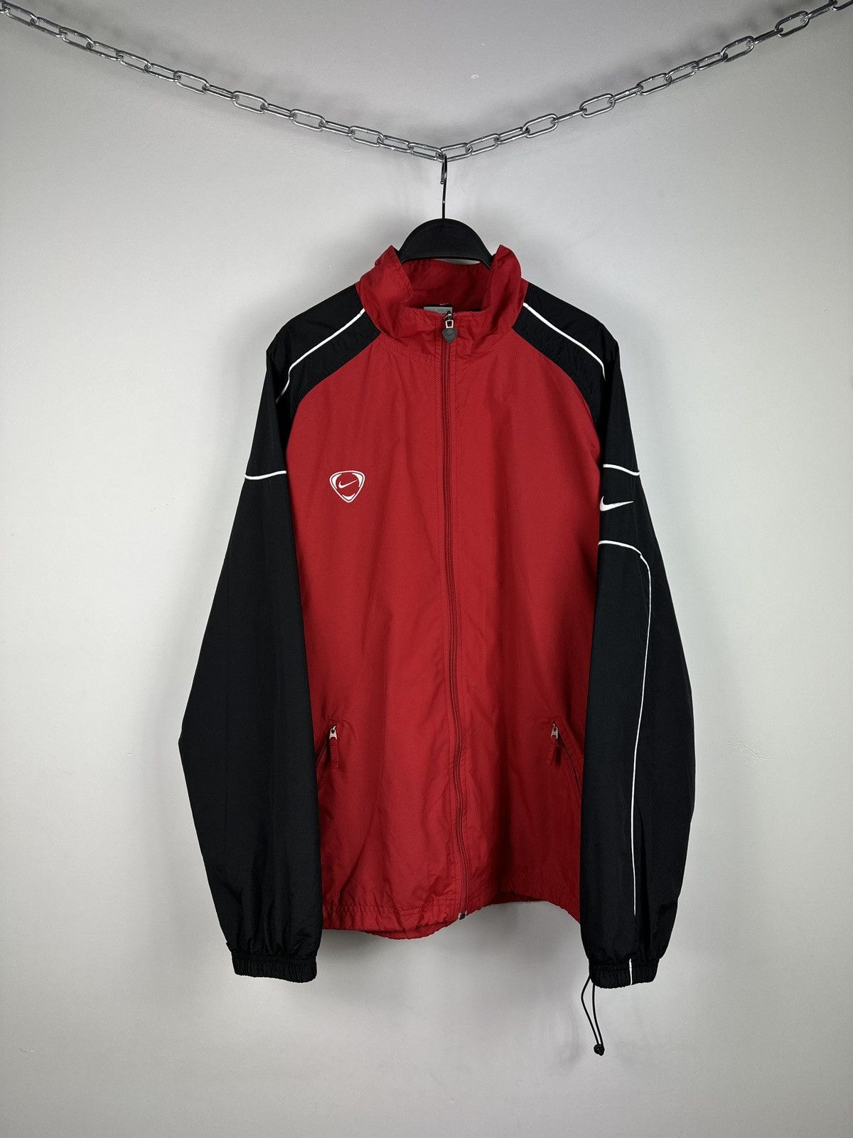 Nike × Vintage Vintage Y2K Nike Swoosh Jacket Size US XL / EU 56 / 4 - 1 Thumbnail