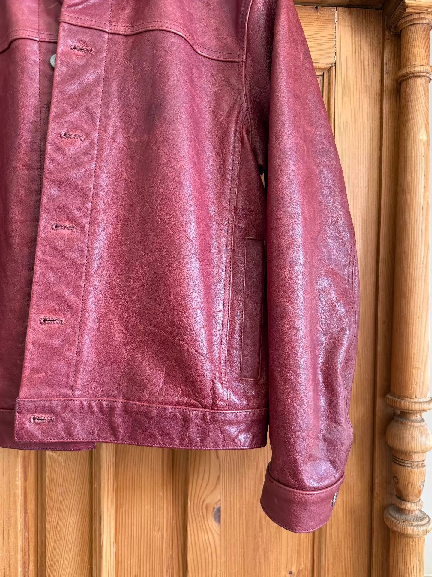 Other UNKNOWNWORLD Demon Season Bloody Vampire Leather Jacket Size US S / EU 44-46 / 1 - 2 Thumbnail
