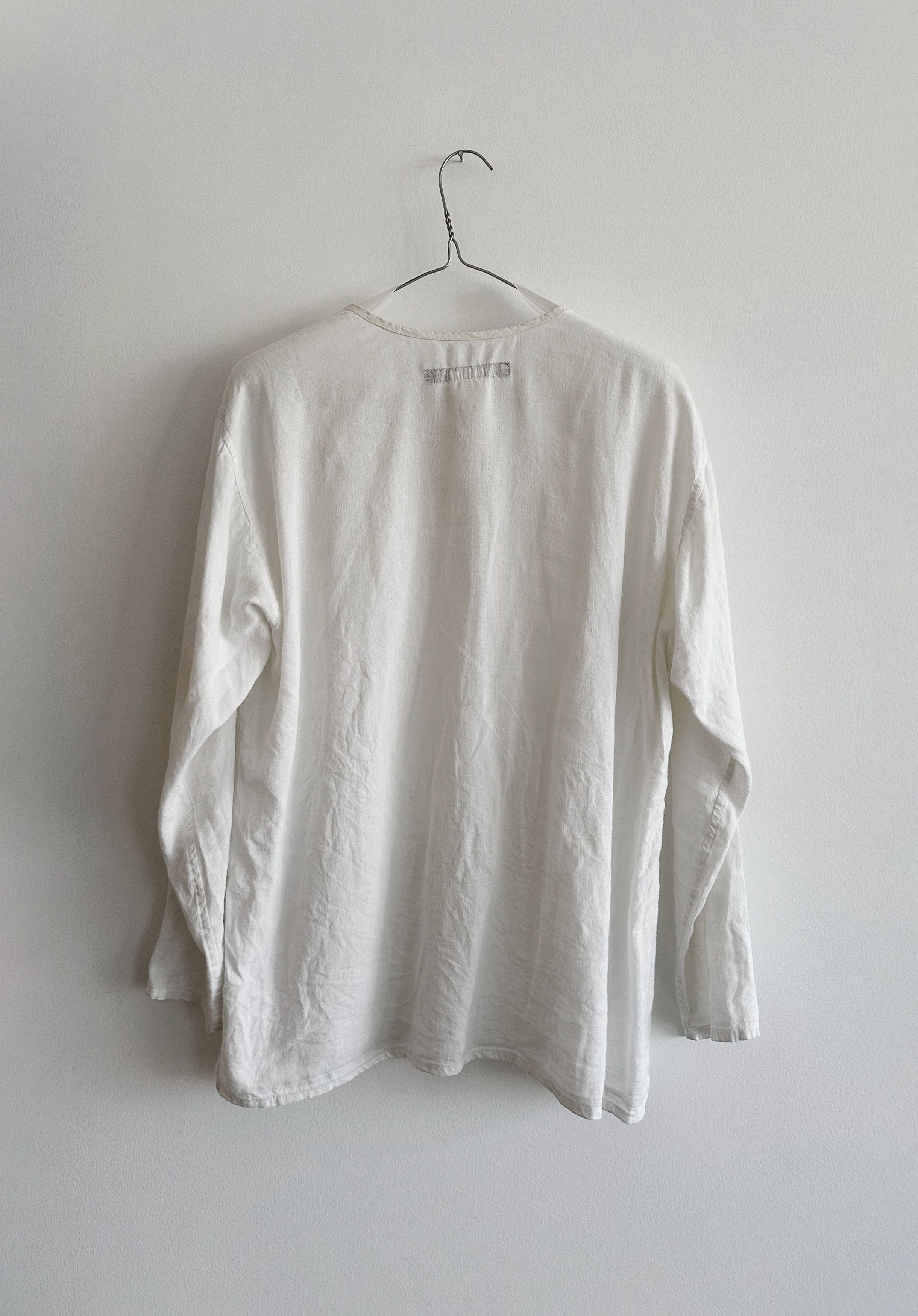 Paul Harnden Shoemakers Off-White Grandpa Shirt | S (EU46-48