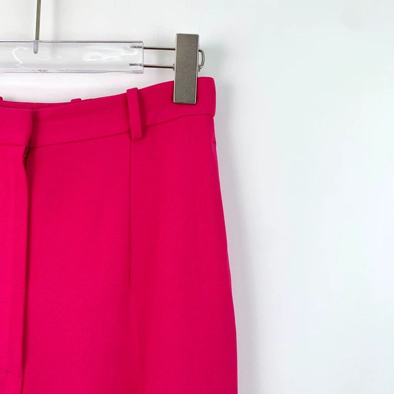 Alexander McQueen Alexander Mcqueen Pink casual suit trousers Size 26" / US 2 / IT 38 - 3 Thumbnail