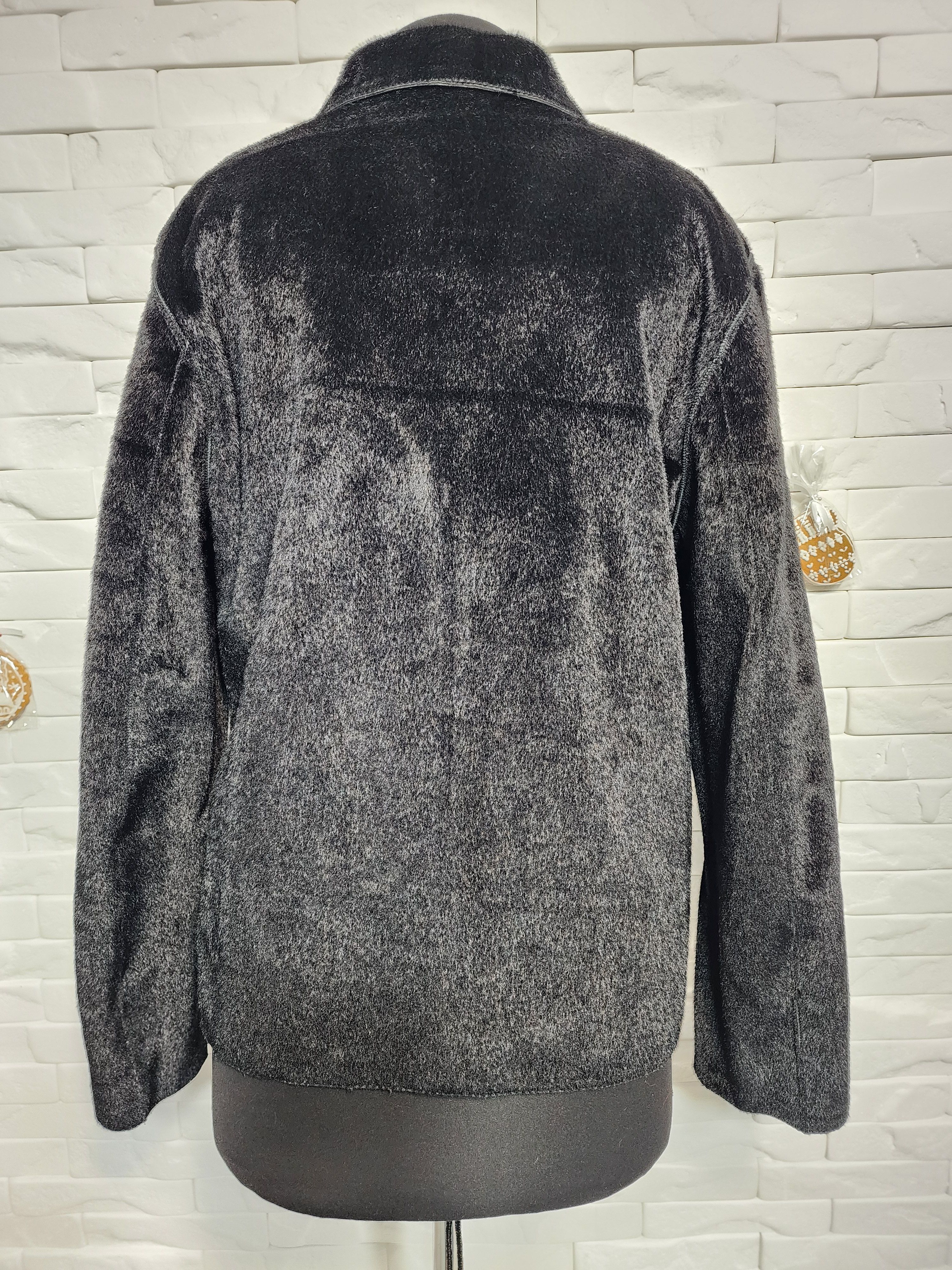 Furla Men's Black Double-Sided Leather Jacket with Faux Fur. Size US L / EU 52-54 / 3 - 10 Thumbnail