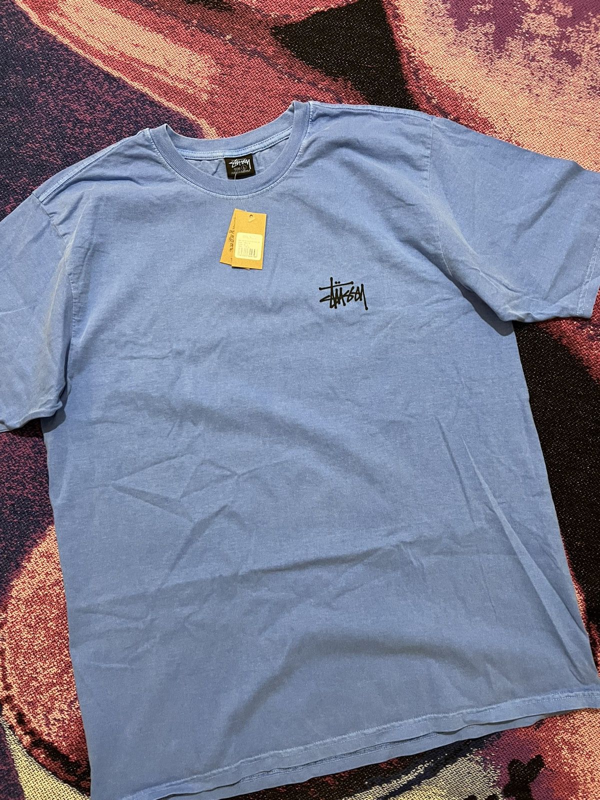 Stussy Stussy classic stock logo dyed tee Size US L / EU 52-54 / 3 - 2 Thumbnail