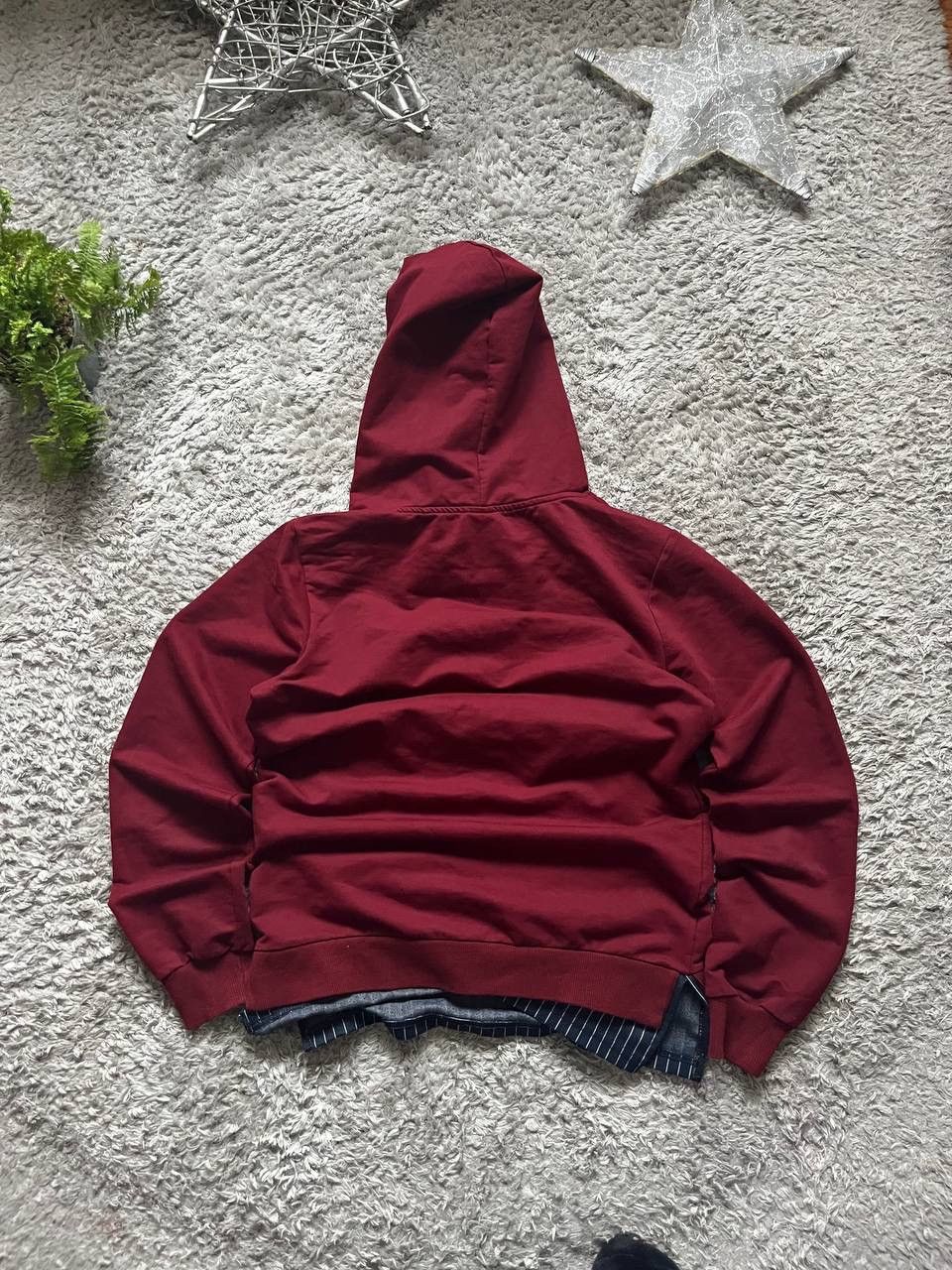 Nike × Vintage Nike Hoodie Streetwear Big Logo Swoosh Rare Drill Size US S / EU 44-46 / 1 - 5 Thumbnail