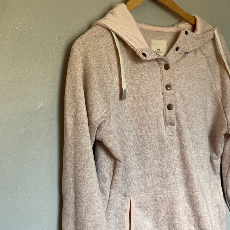 The Unbranded Brand Thread & Supply Women's Hooded Pullover Sweatshirt Large Size XL / US 12-14 / IT 48-50 - 5 Thumbnail