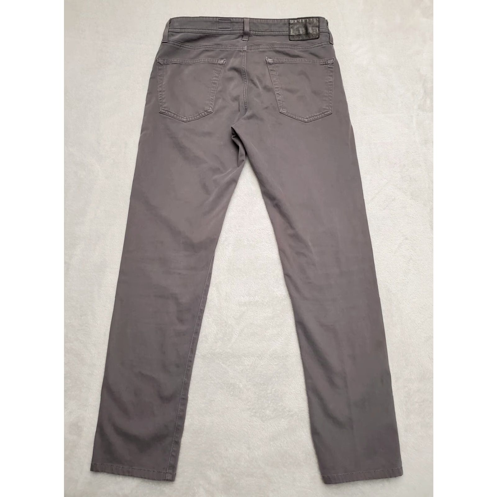 Vintage Adriano Goldschmied Pants Mens 33x34 Gray Tellis Modern Slim Fit Casual Chino Shirt Size US 33 - 7 Thumbnail
