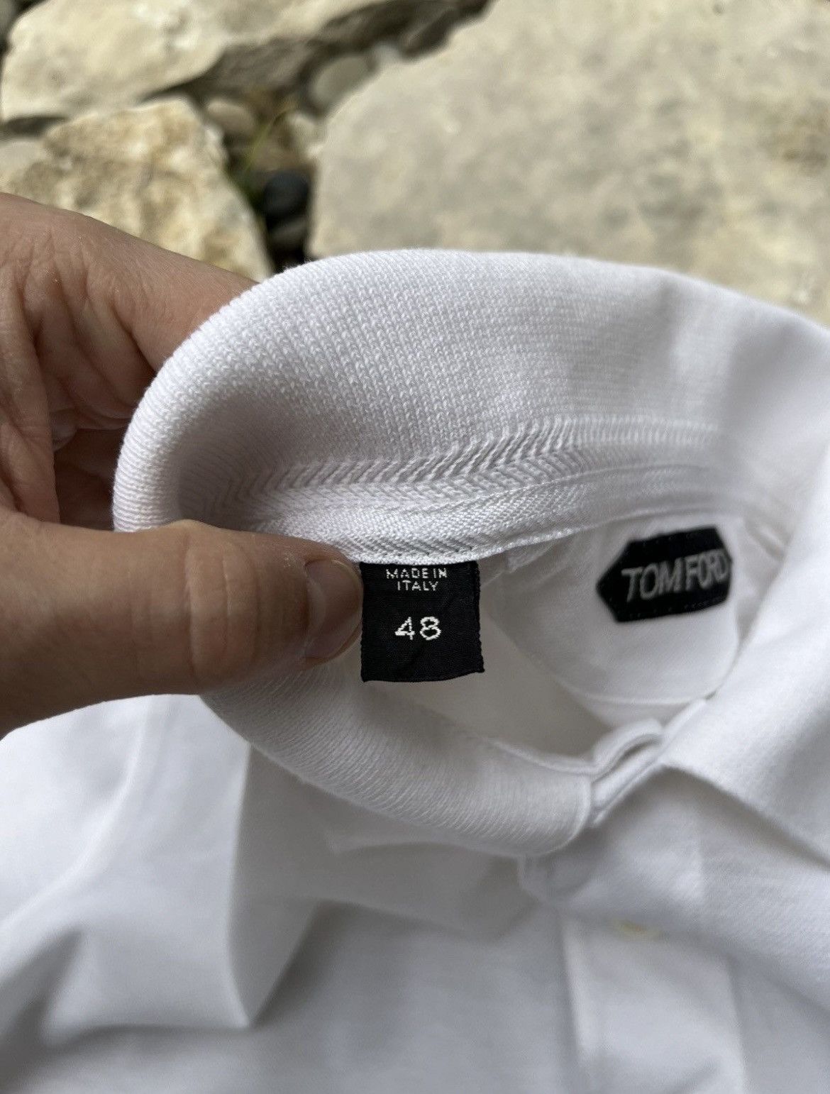 Tom Ford Tom Ford basic classic small logo thin polo t-shirt tee Size US M / EU 48-50 / 2 - 17 Thumbnail