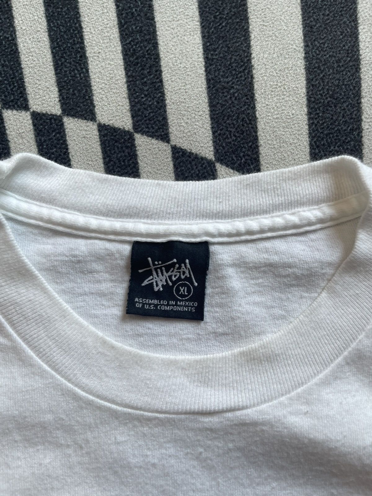 Stussy Stussy Sk8 Heads Skull Graphic Tee White XL Size US XL / EU 56 / 4 - 5 Thumbnail