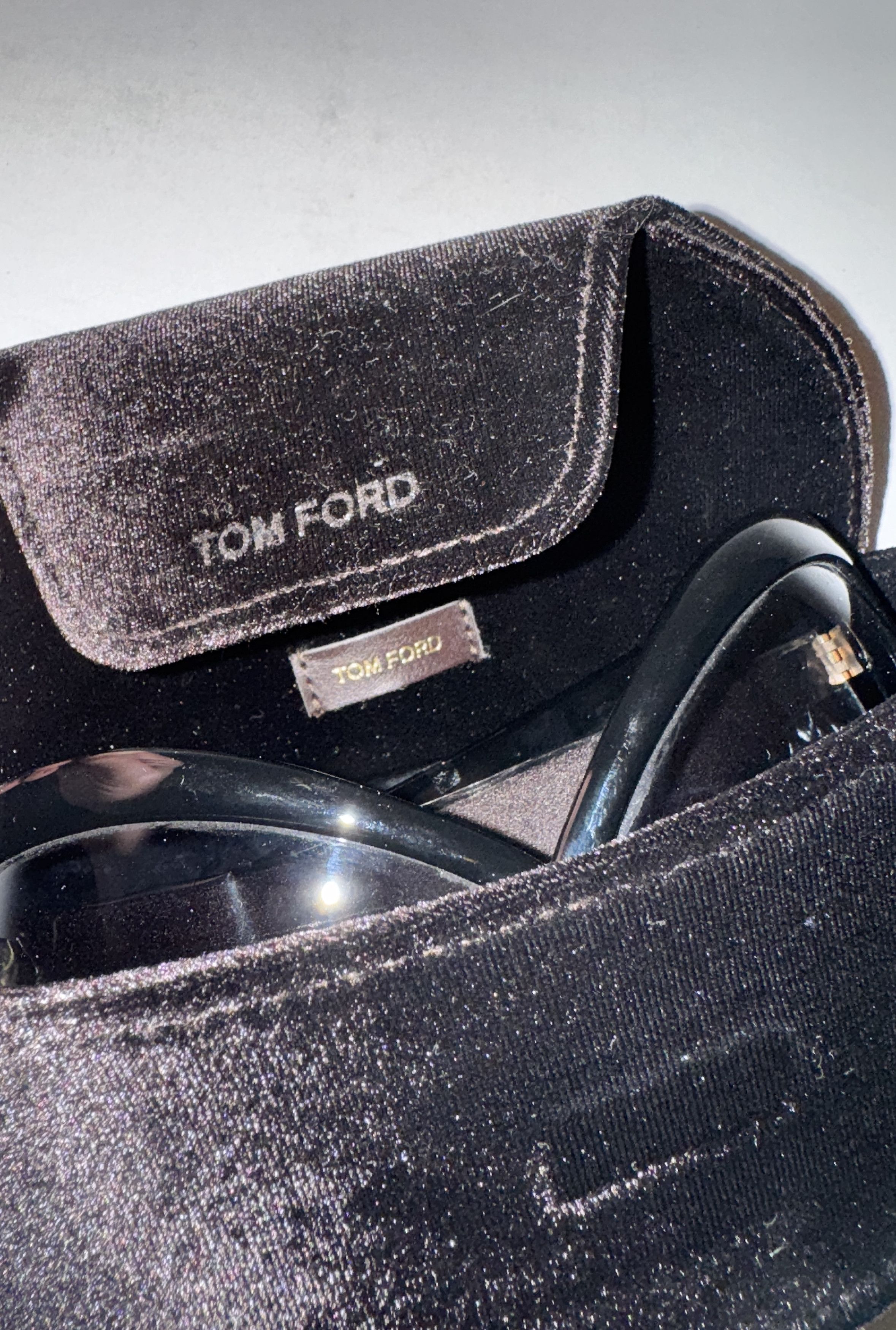 Tom Ford Tom Ford Daphne FT0219 Oversized Cat Eye Black Sunglasses Size ONE SIZE - 11 Thumbnail