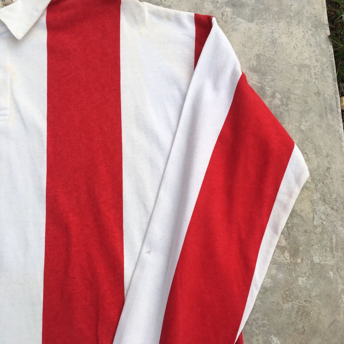 American Edition Vintage American Edition Stripes Polo Rugby Size US L / EU 52-54 / 3 - 5 Thumbnail