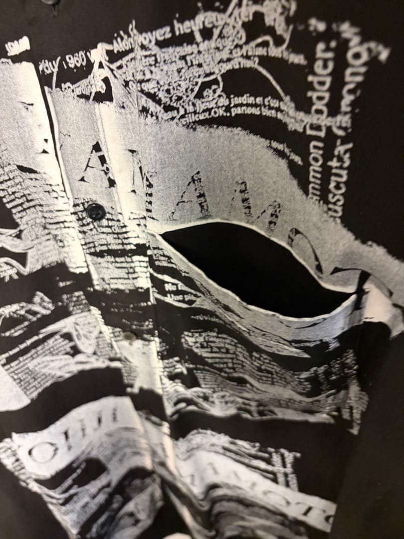Ground Y Yohji Yamamoto Printed Shirt LIKE NEW Size US L / EU 52-54 / 3 - 3 Thumbnail