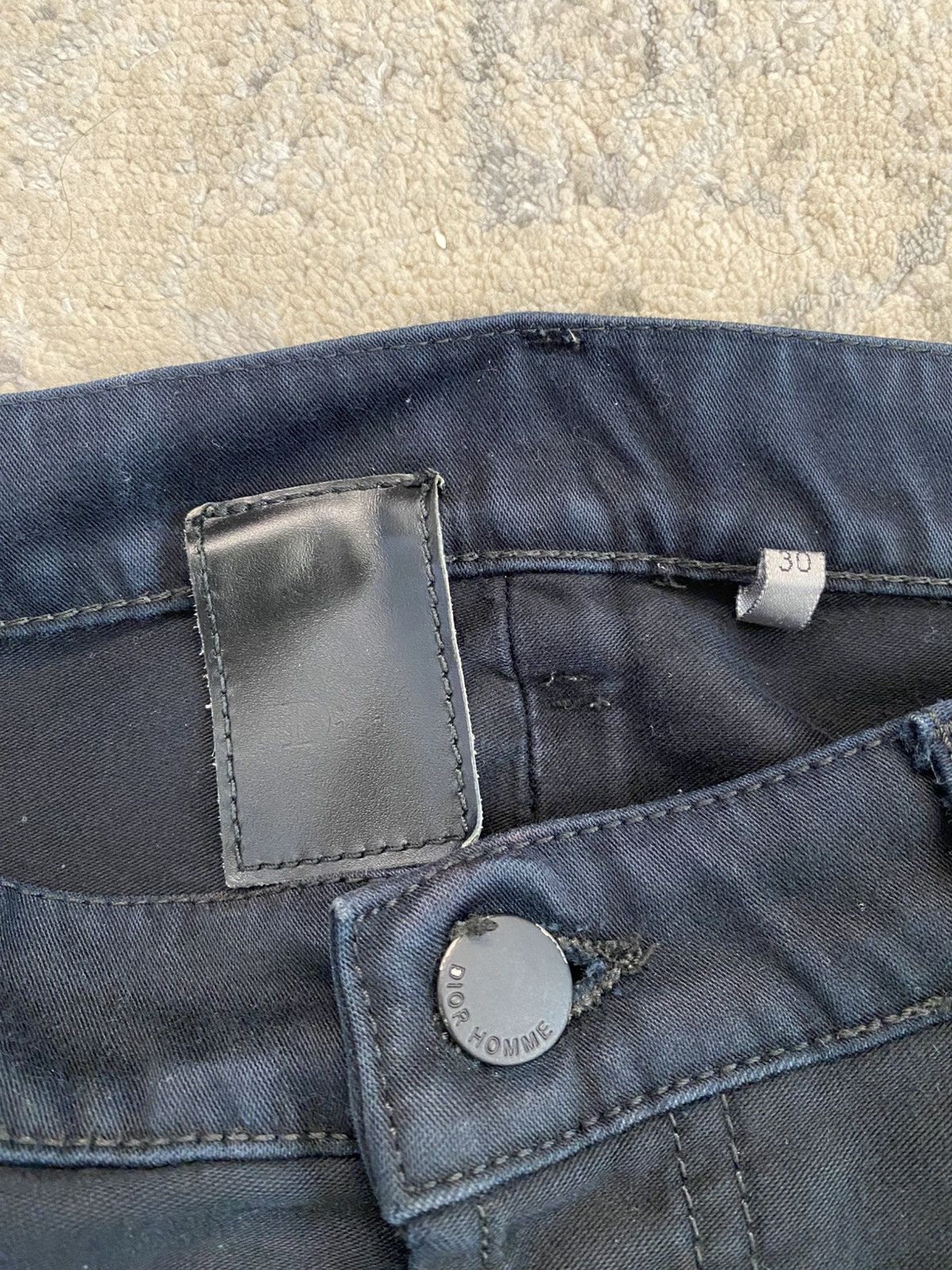 Dior Black Bootcut Pants Size US 30 / EU 46 - 4 Thumbnail