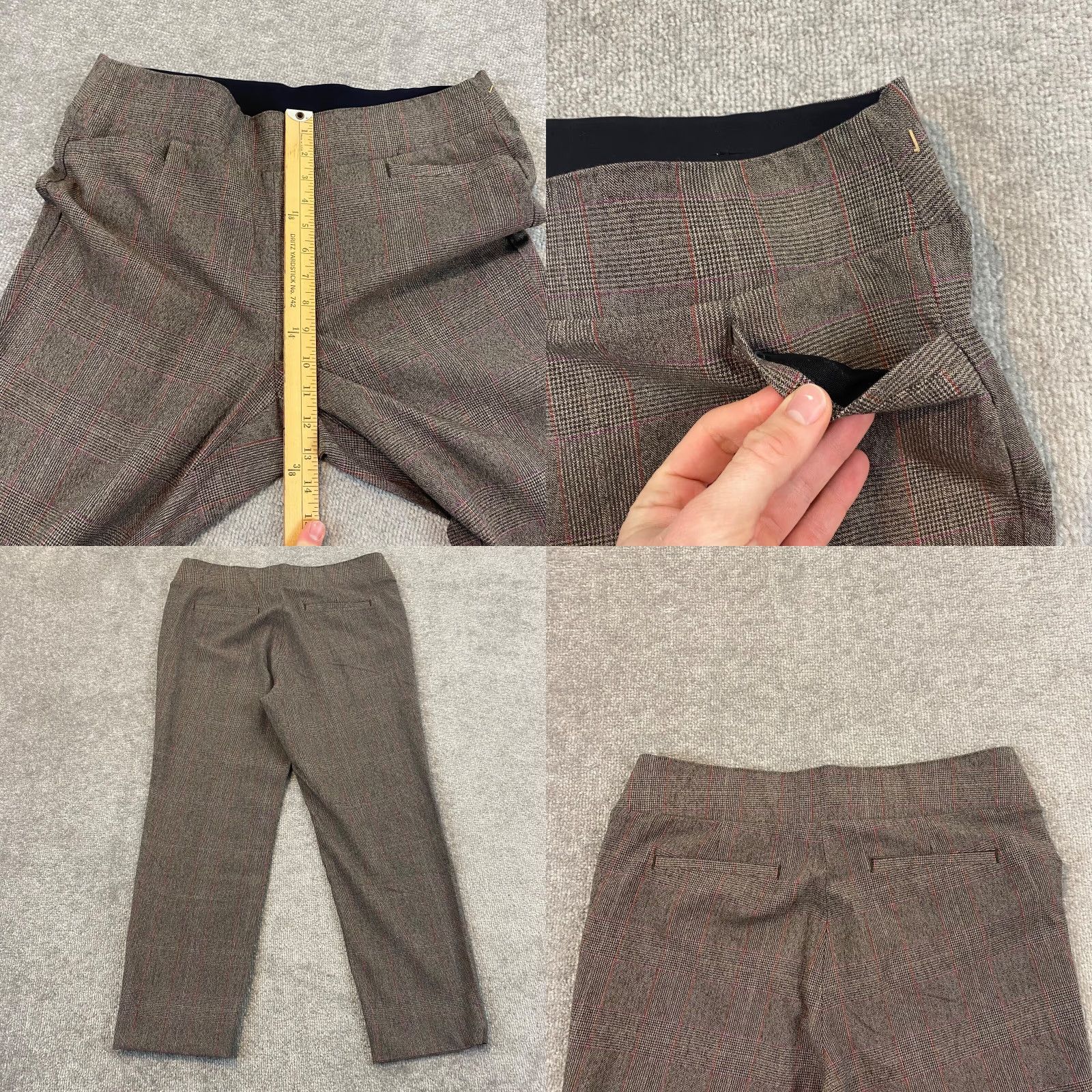 Soft Surroundings Soft Surroundings Pants Womens Large Straight Stretch Pull On Career Workwear Brown Multicolor Dress Pants Casual Formal Size 36" / US 14 / IT 50 - 8 Thumbnail