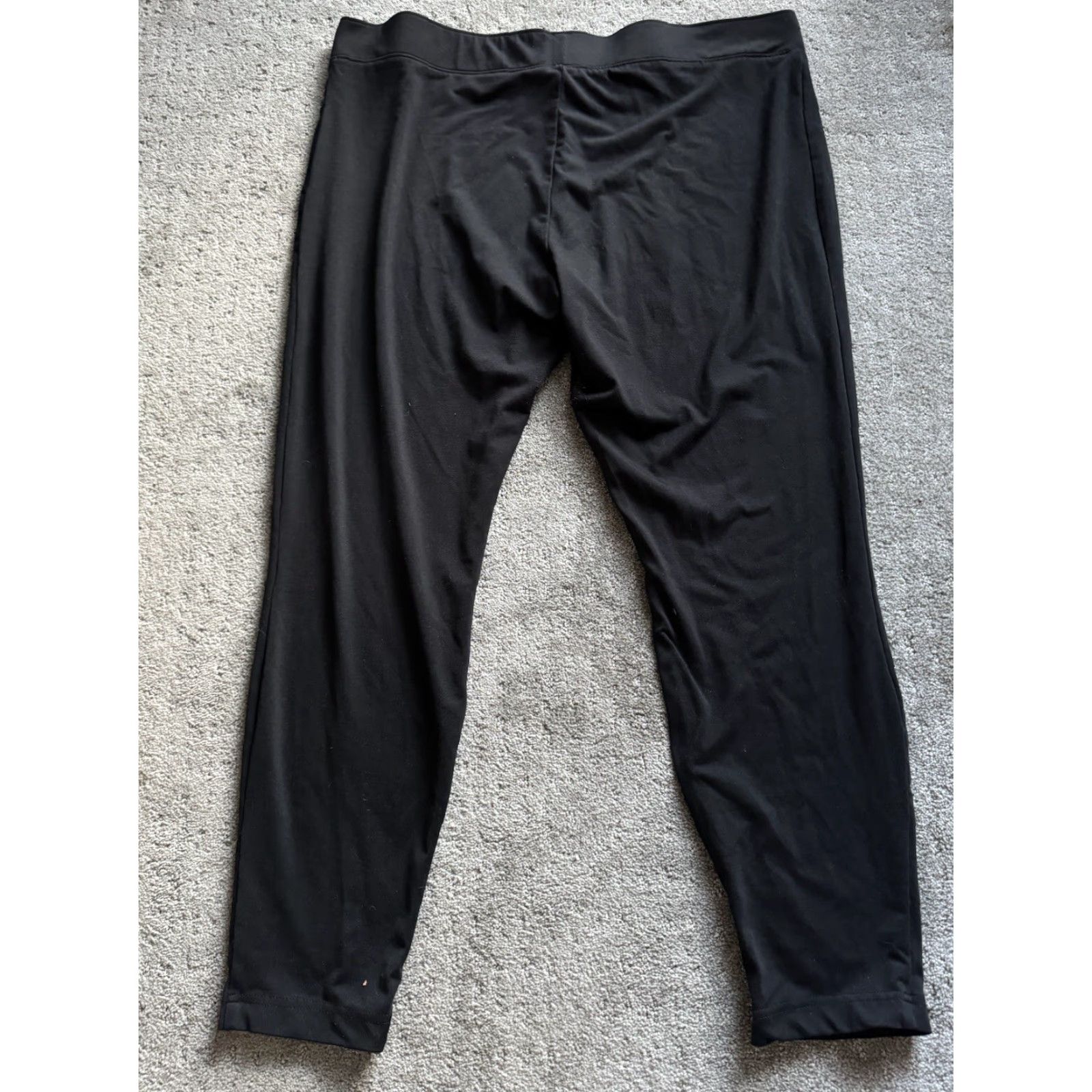 Lee LEE Riders Leggings pull on XL Black Women's Jegging Stretch 100% Polyester Spandex Slim Sit High Rise Inseam 30in Size 40" / US 18 - 3 Thumbnail