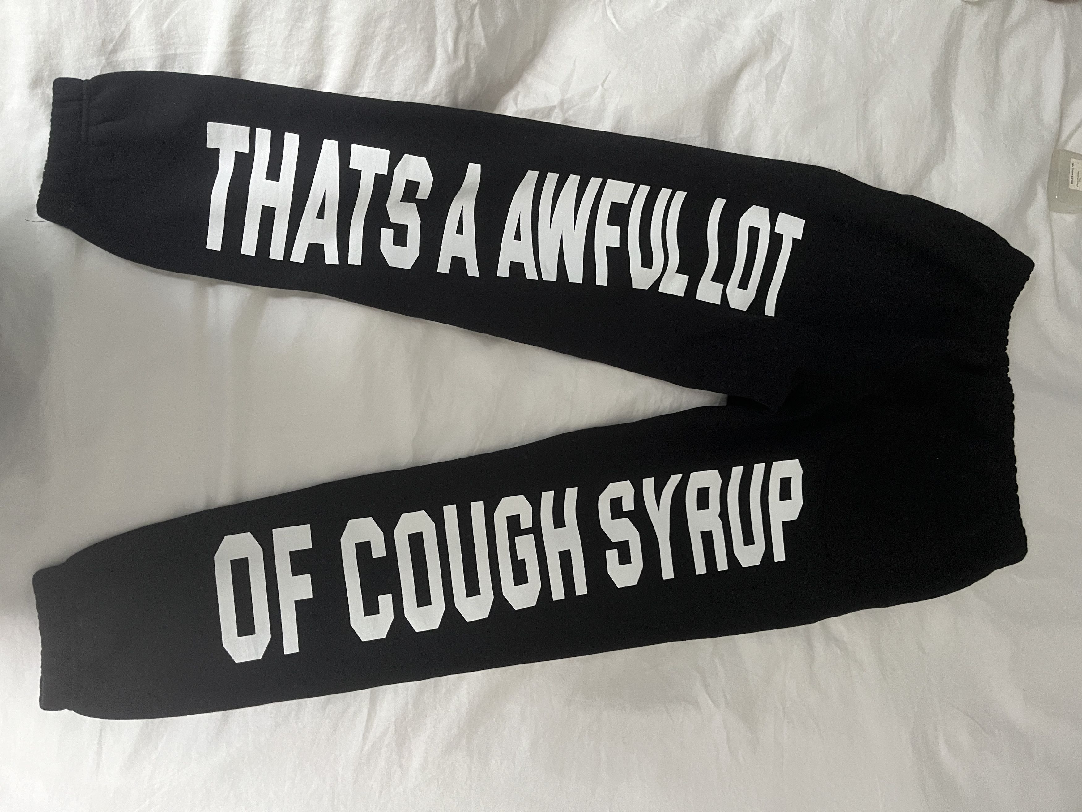 image of Sweatpants in Awful Lot Of Cough Syrup, Men's (Size 32)