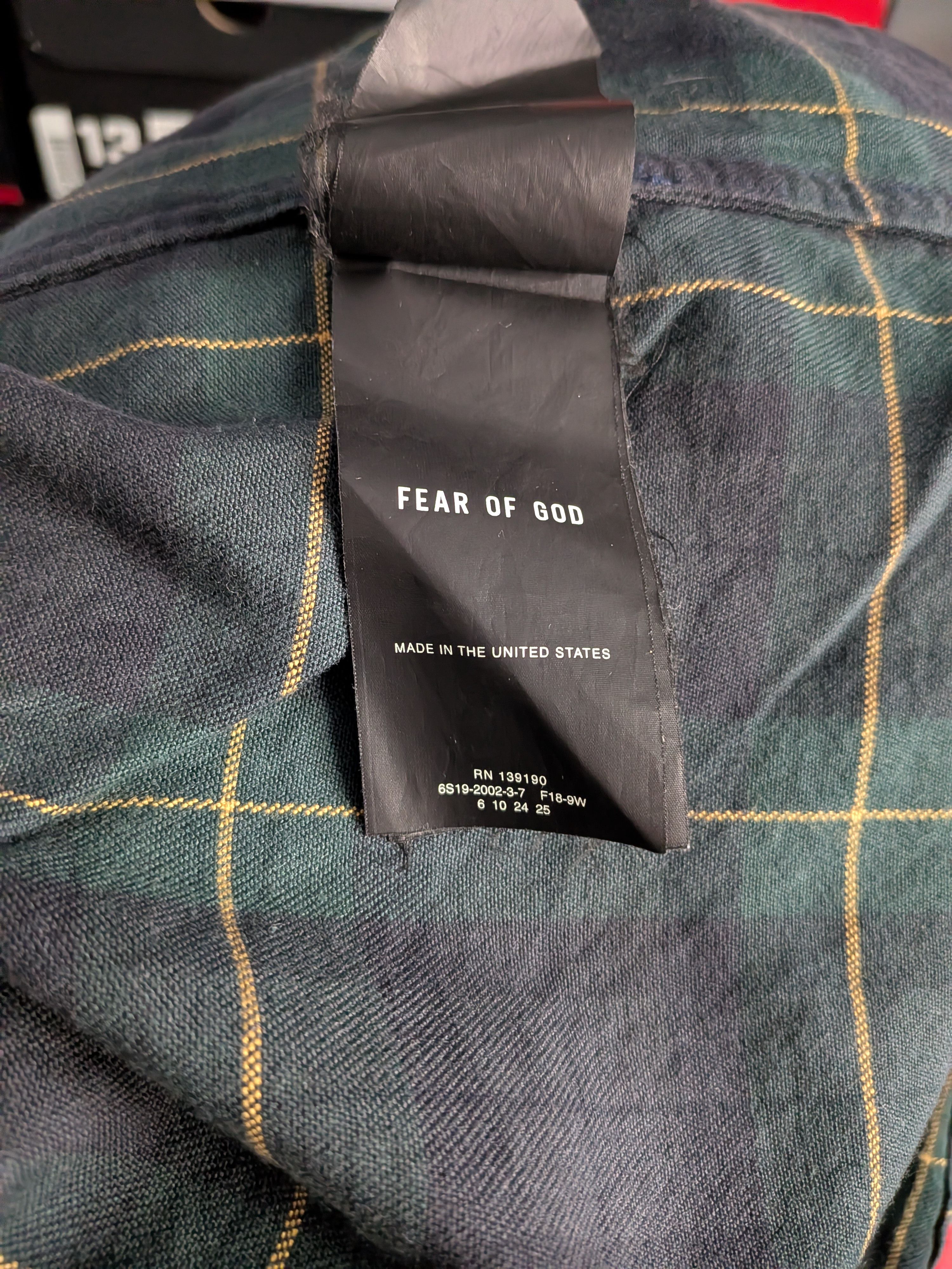 Fear of God 6th Collection Flannel Button Up Size US XL / EU 56 / 4 - 6 Thumbnail