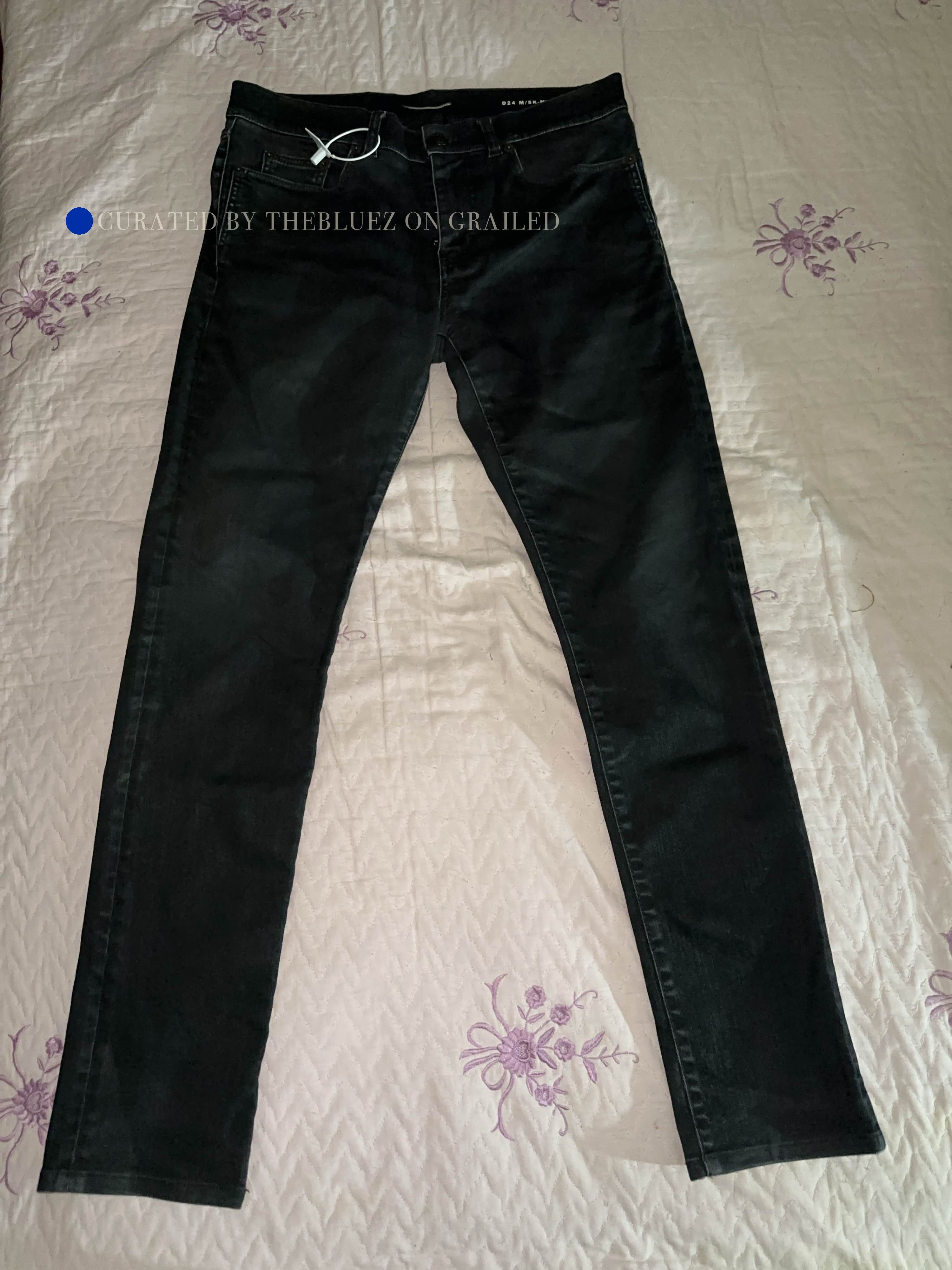 Saint Laurent Paris Classic Black Denim Jeans, Size 32 Size US 32 / EU 48 - 1 Thumbnail