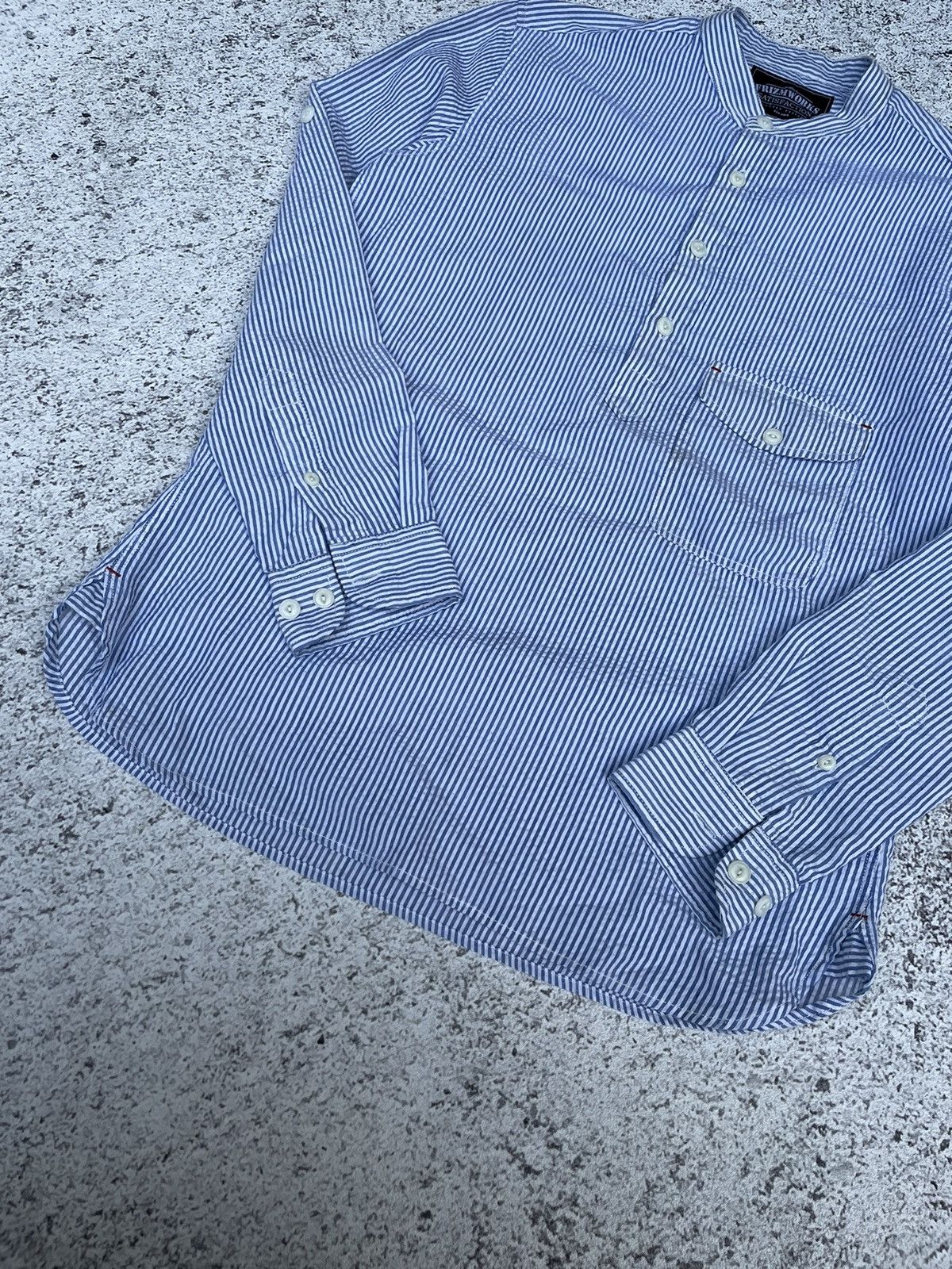 Vintage USN Half Button Up Shirt Style Size US M / EU 48-50 / 2 - 3 Thumbnail