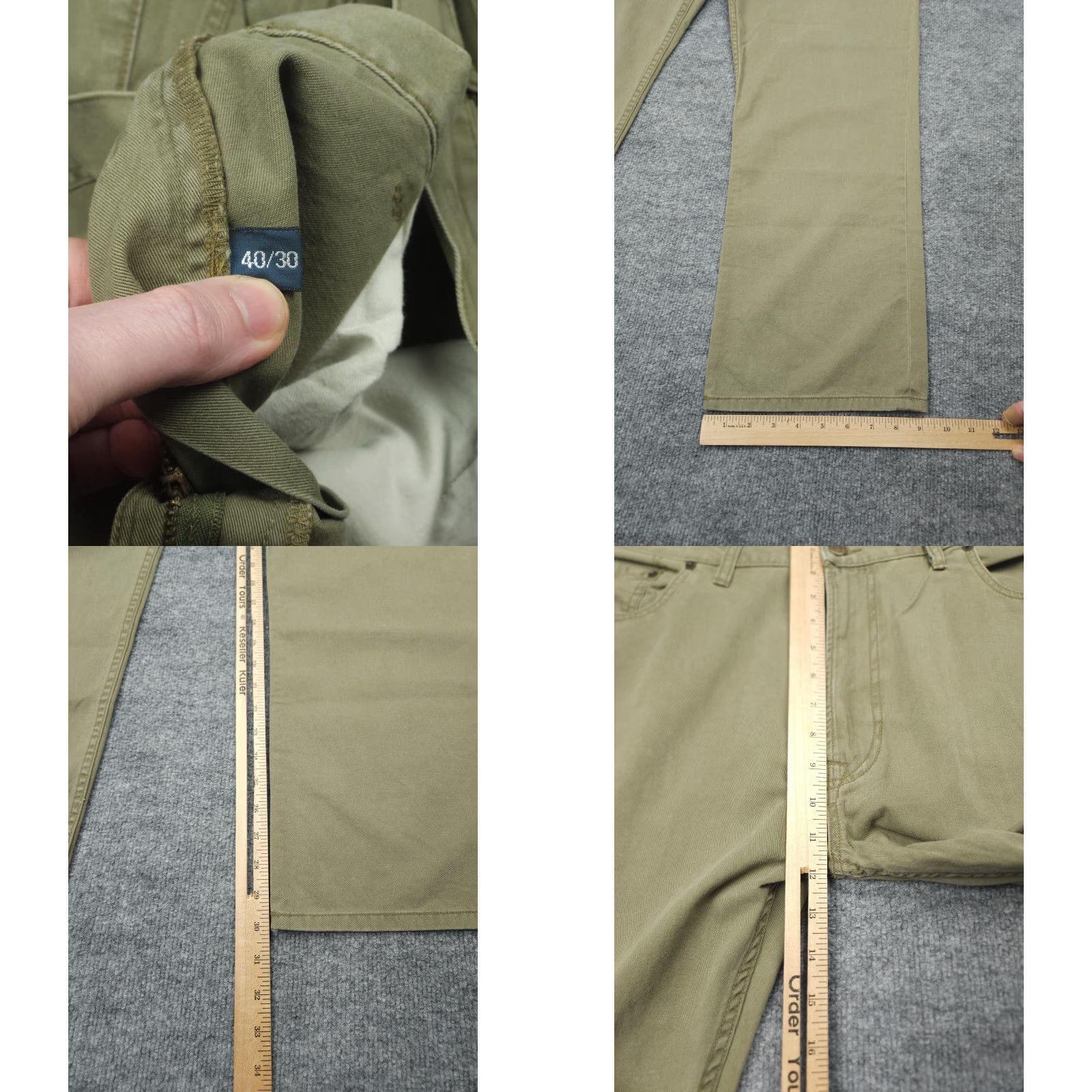 Polo Ralph Lauren Polo Ralph Lauren 650 Straight Pants Men 40 x 30 Green Straight Leg NWT Size US L / EU 52-54 / 3 - 8 Thumbnail