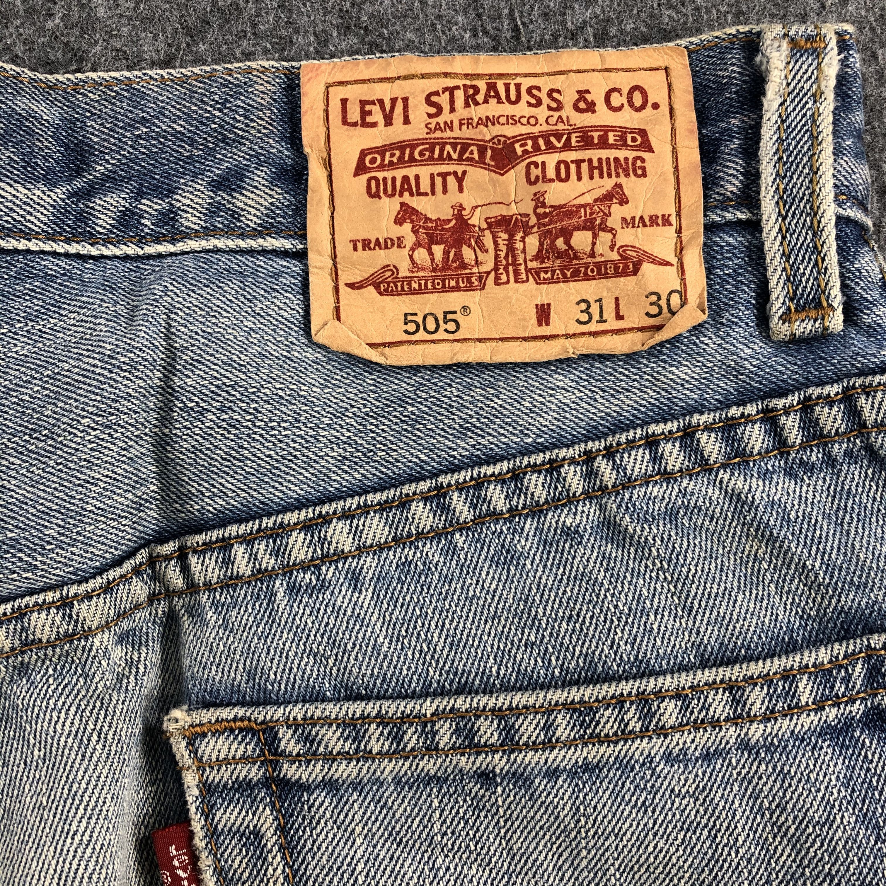 Levi's Vintage Light Wash Levis 505 Jeans-J1715 Size US 31 - 5 Thumbnail