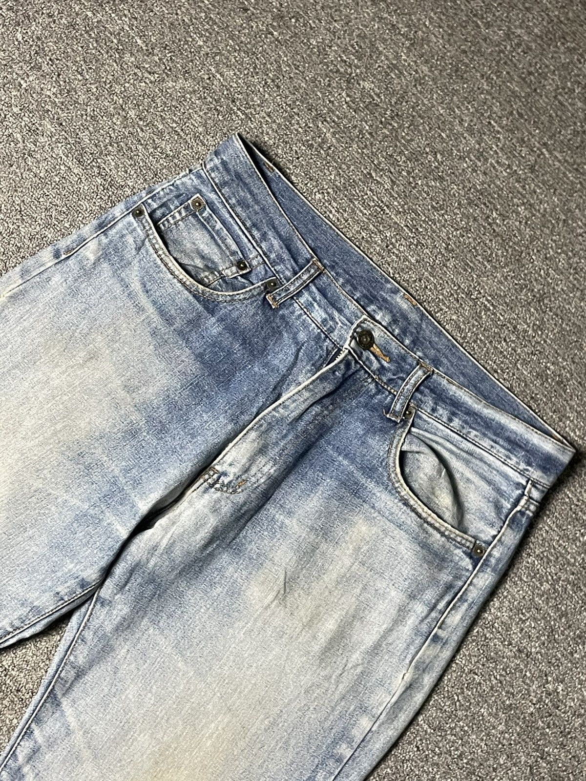 The Unbranded Brand × Vintage CLOTHING JEANS Brand Straight Cut Denim (91) Size US 32 / EU 48 - 4 Thumbnail