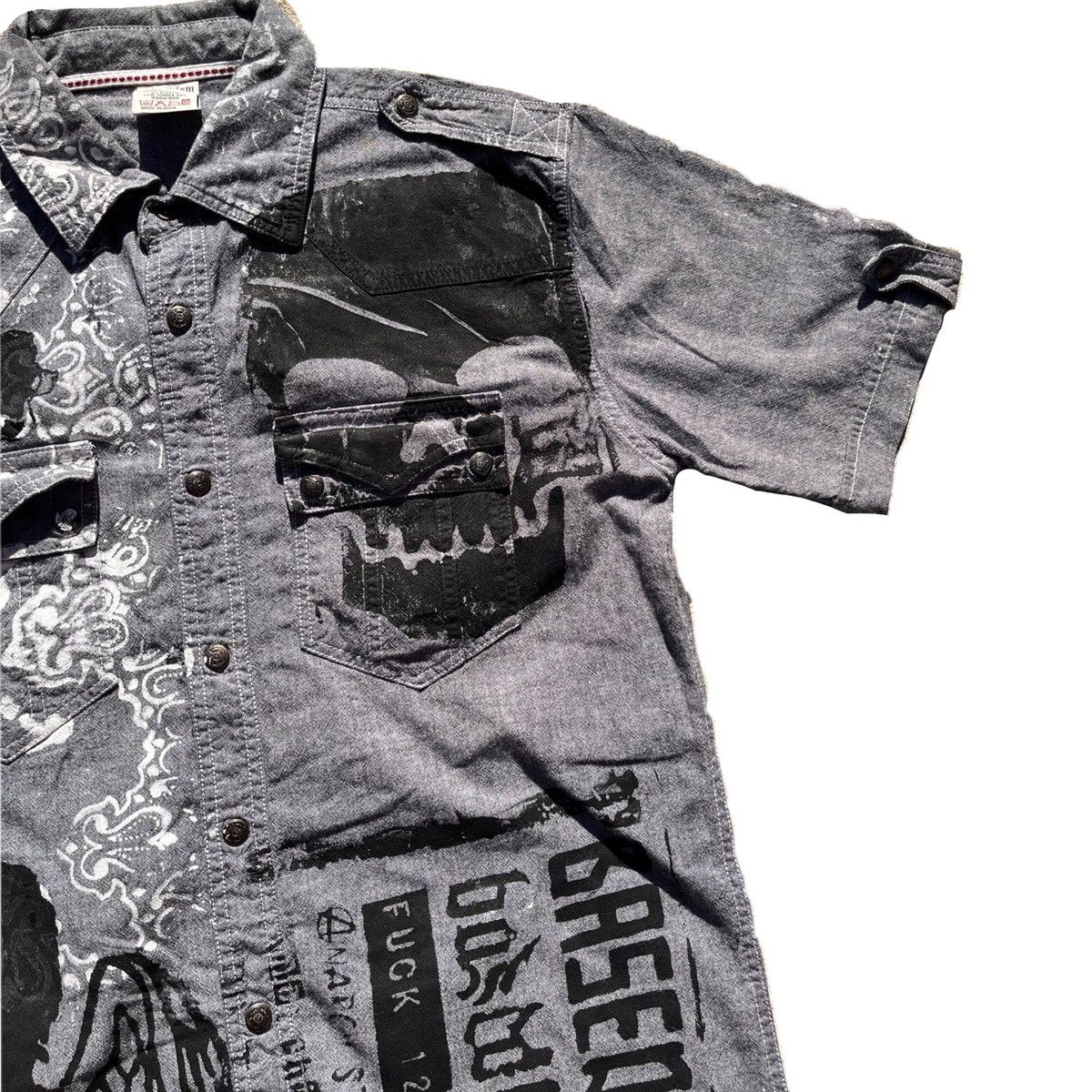 Other Basedbich hand printed button up large Size US L / EU 52-54 / 3 - 4 Thumbnail