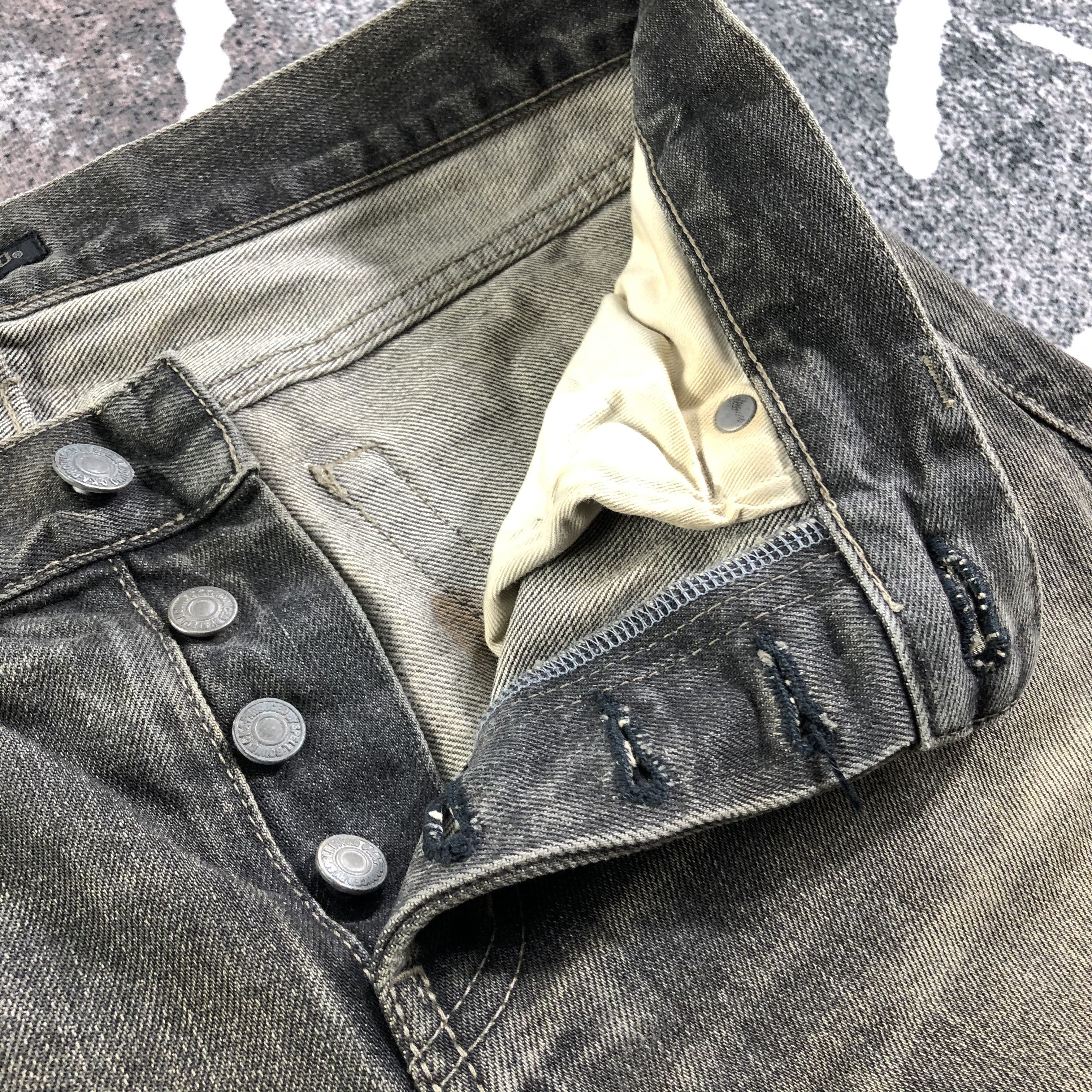 Japanese Brand Spellbound Jeans Rusty Black Denim KJ2493 Size US 30 / EU 46 - 7 Thumbnail