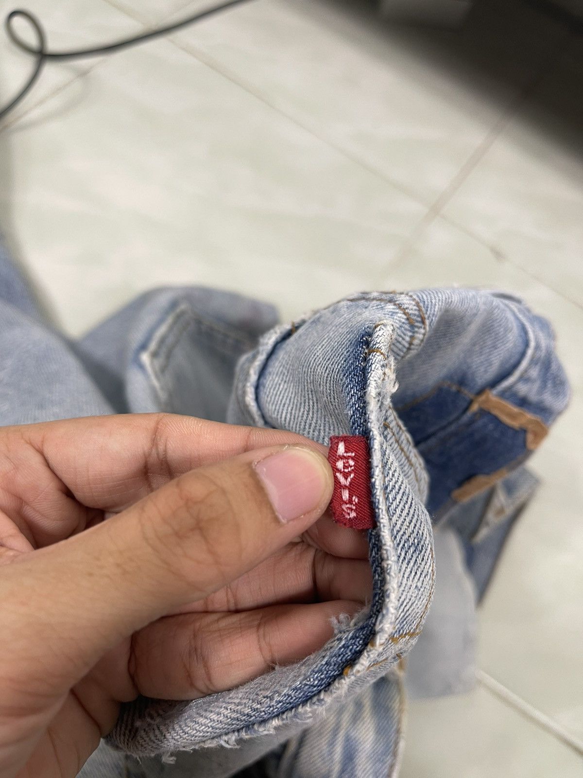 Levi's Levis Kurt Cobain Grunge Ripped Jean Button Fly Size US 30 / EU 46 - 15 Thumbnail